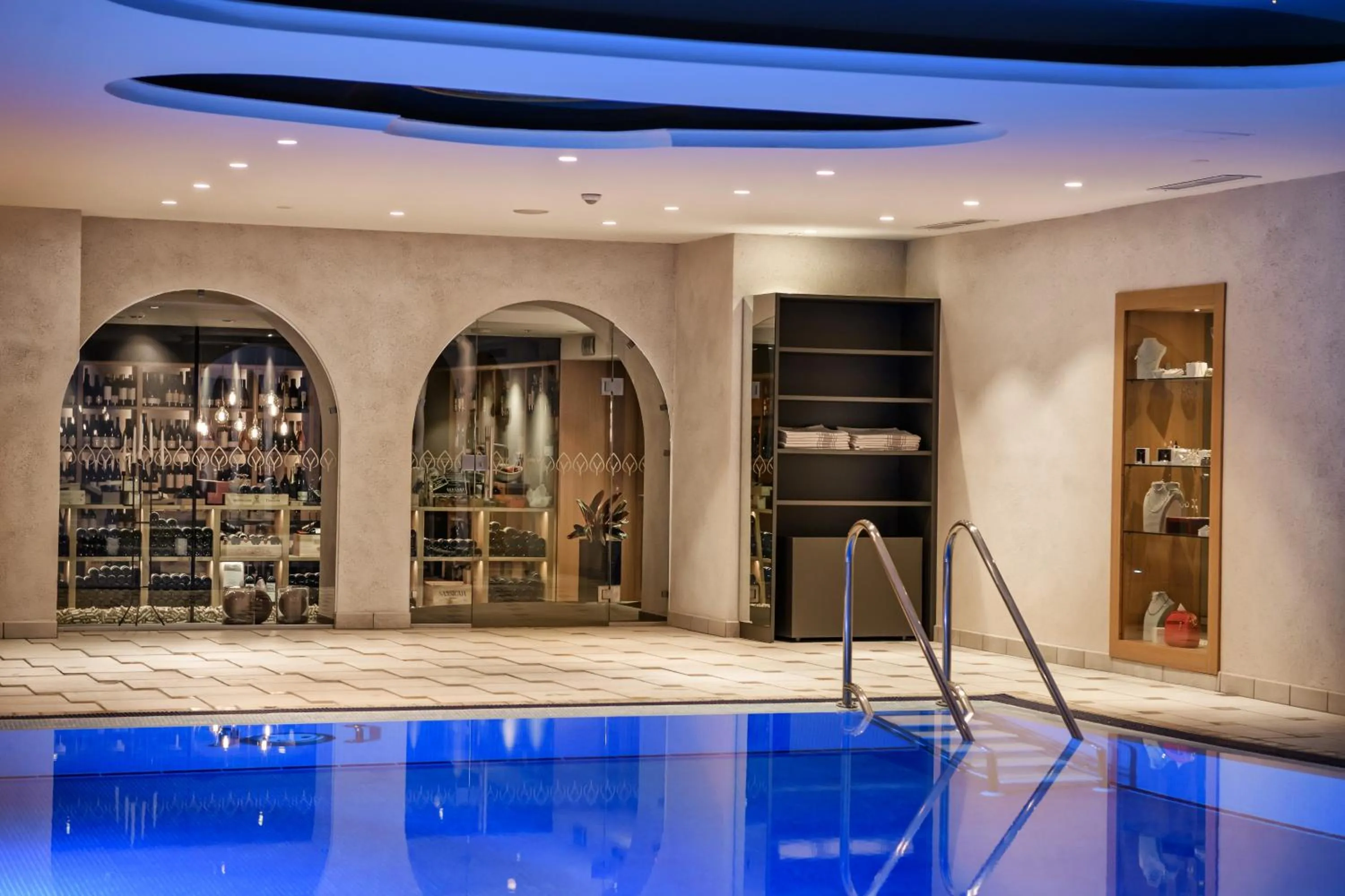 Pool view in FAYN garden retreat hotel