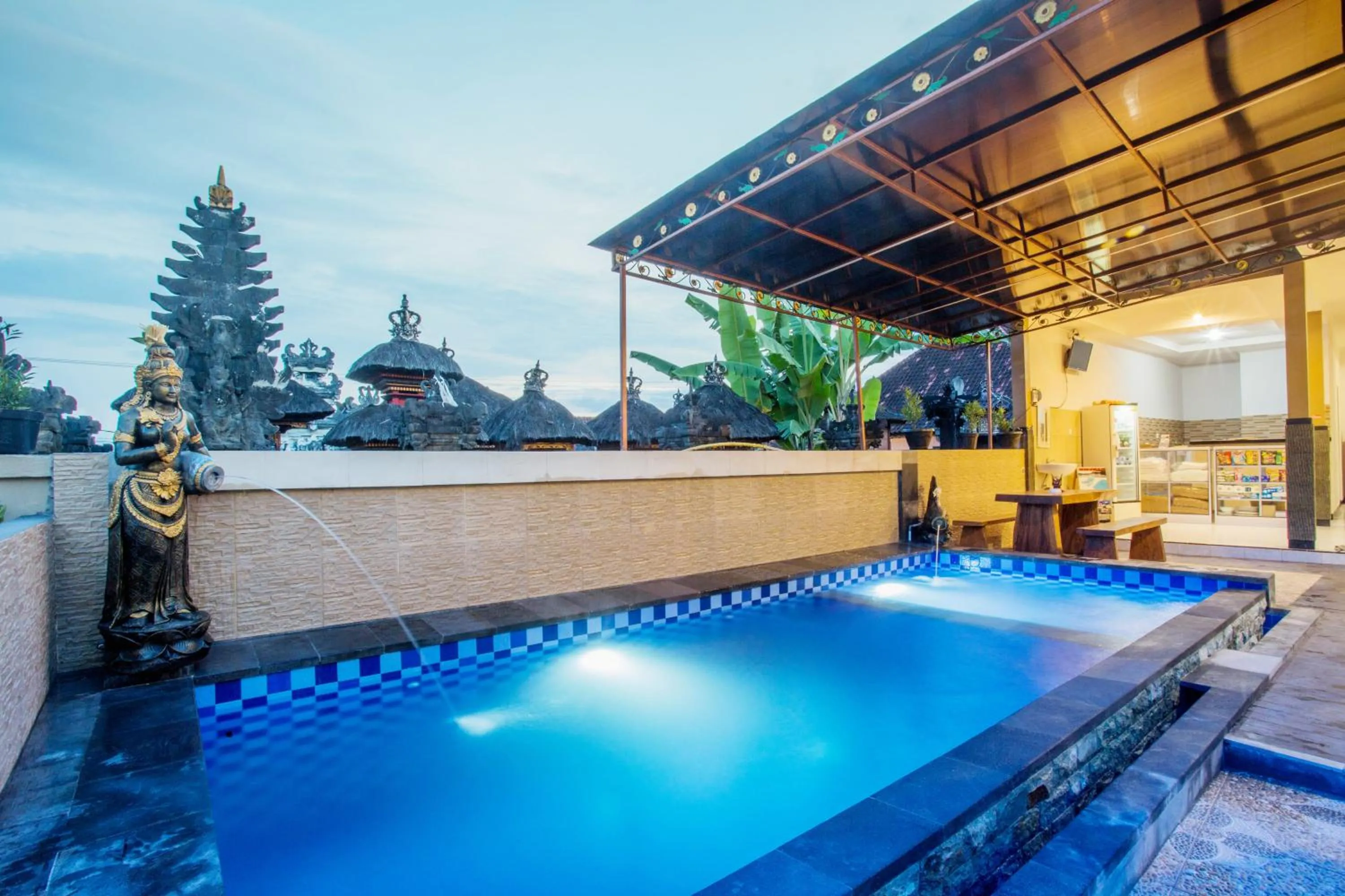 Pool view in Taman Homestay