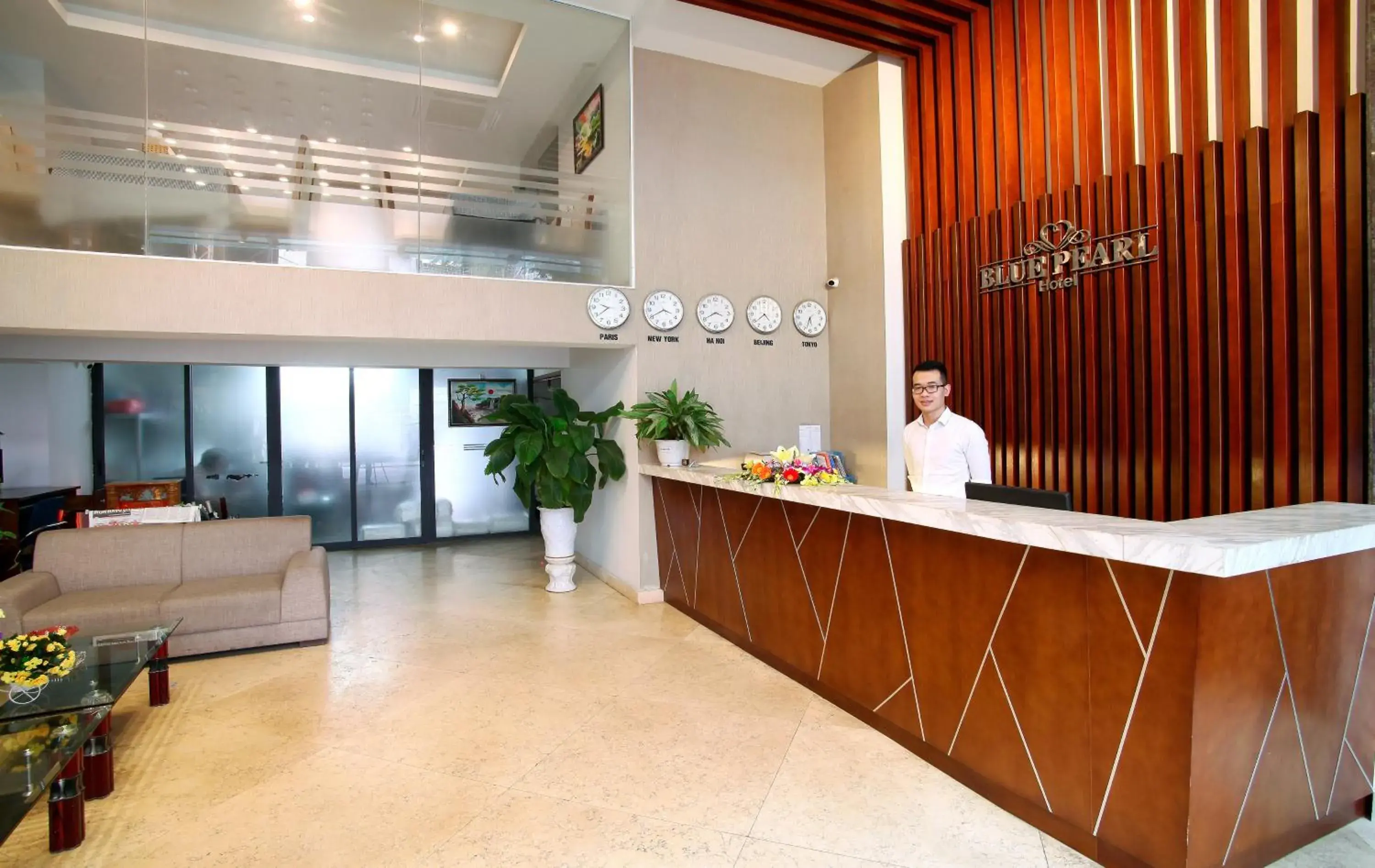Lobby or reception in Blue Pearl Hanoi Hotel Lobby or reception in Blue Pearl Hanoi Hotel