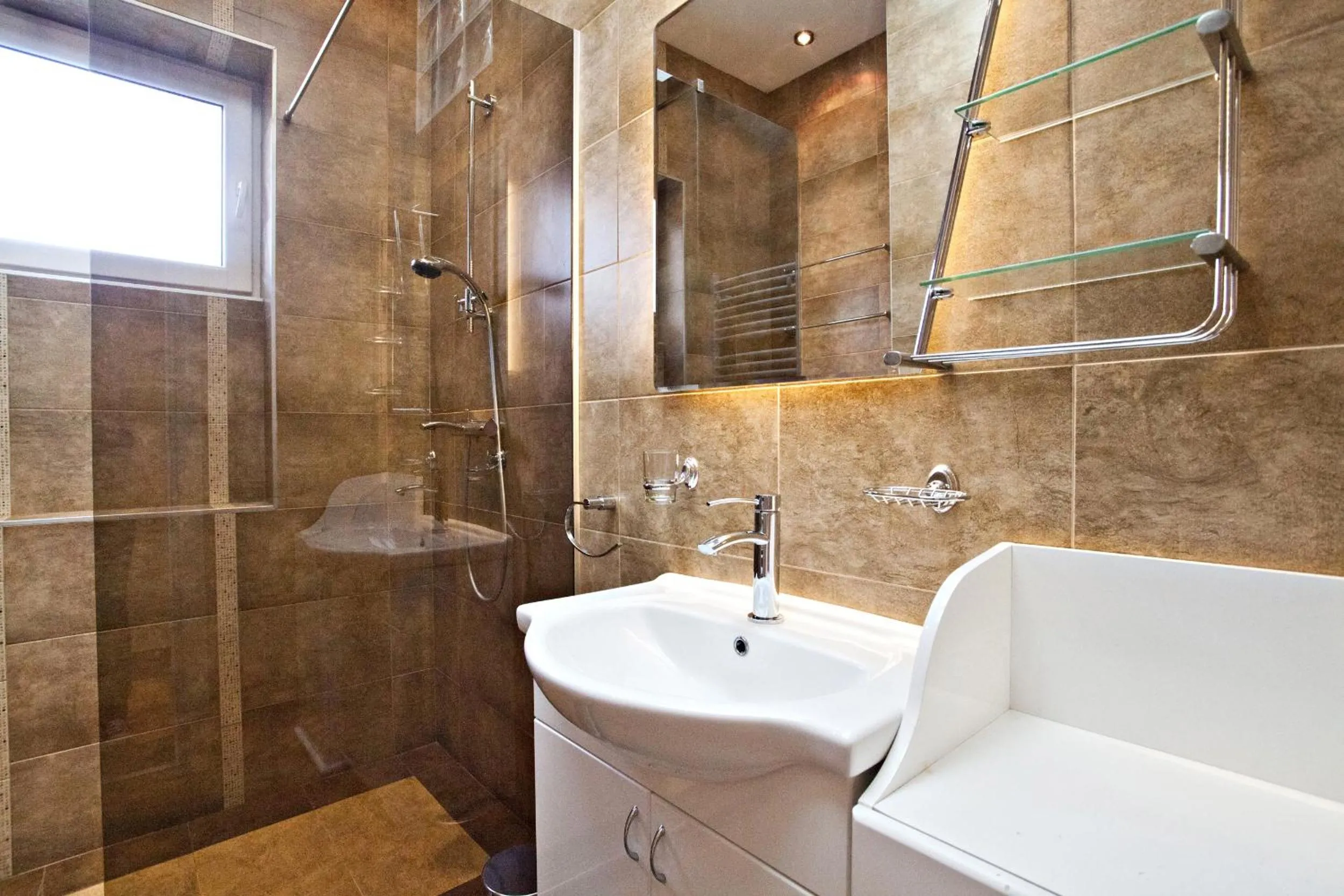 Bathroom in Feel Belgrade Bohemian Apartment