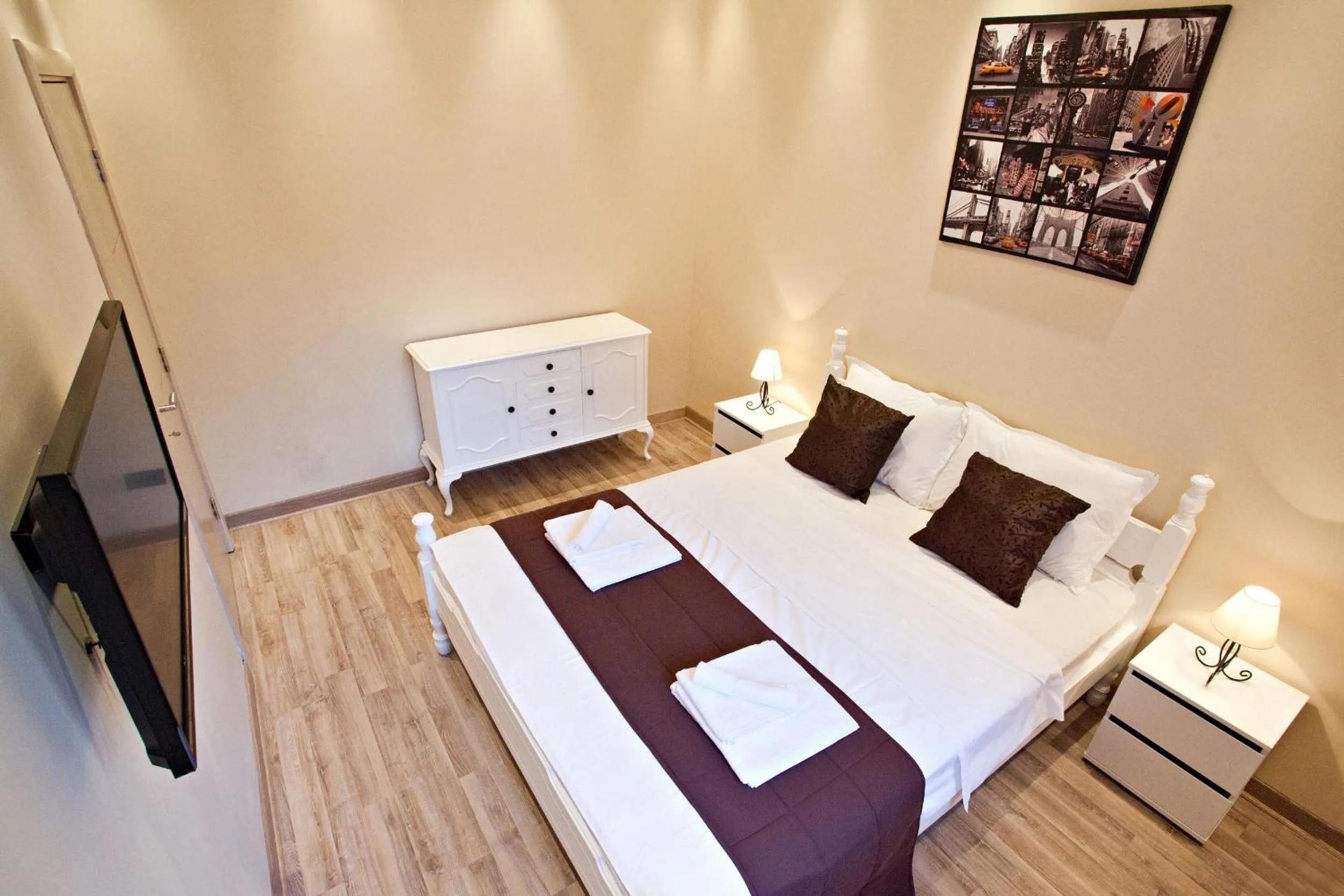 Bedroom, Bed in Feel Belgrade Bohemian Apartment
