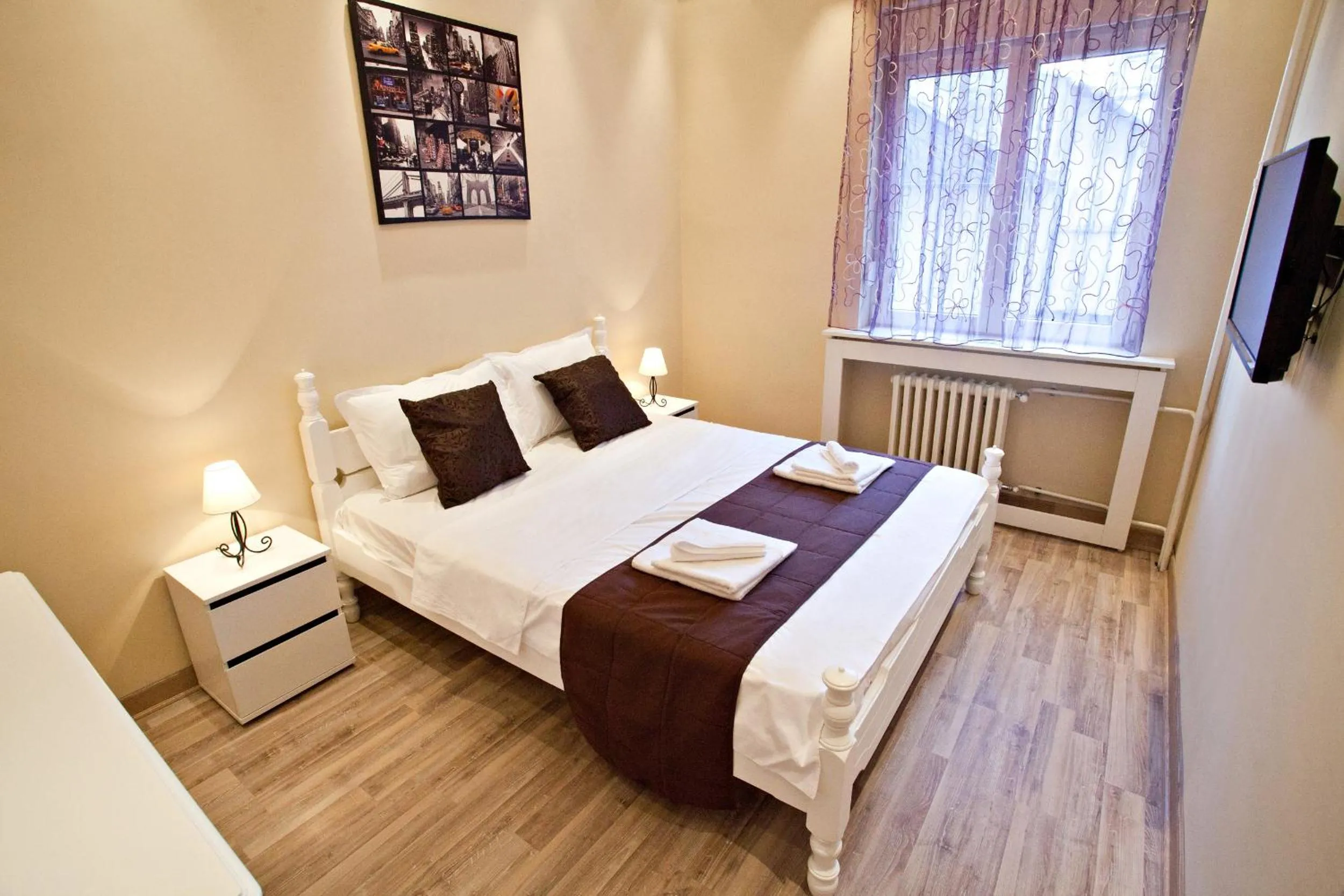 Bedroom, Bed in Feel Belgrade Bohemian Apartment