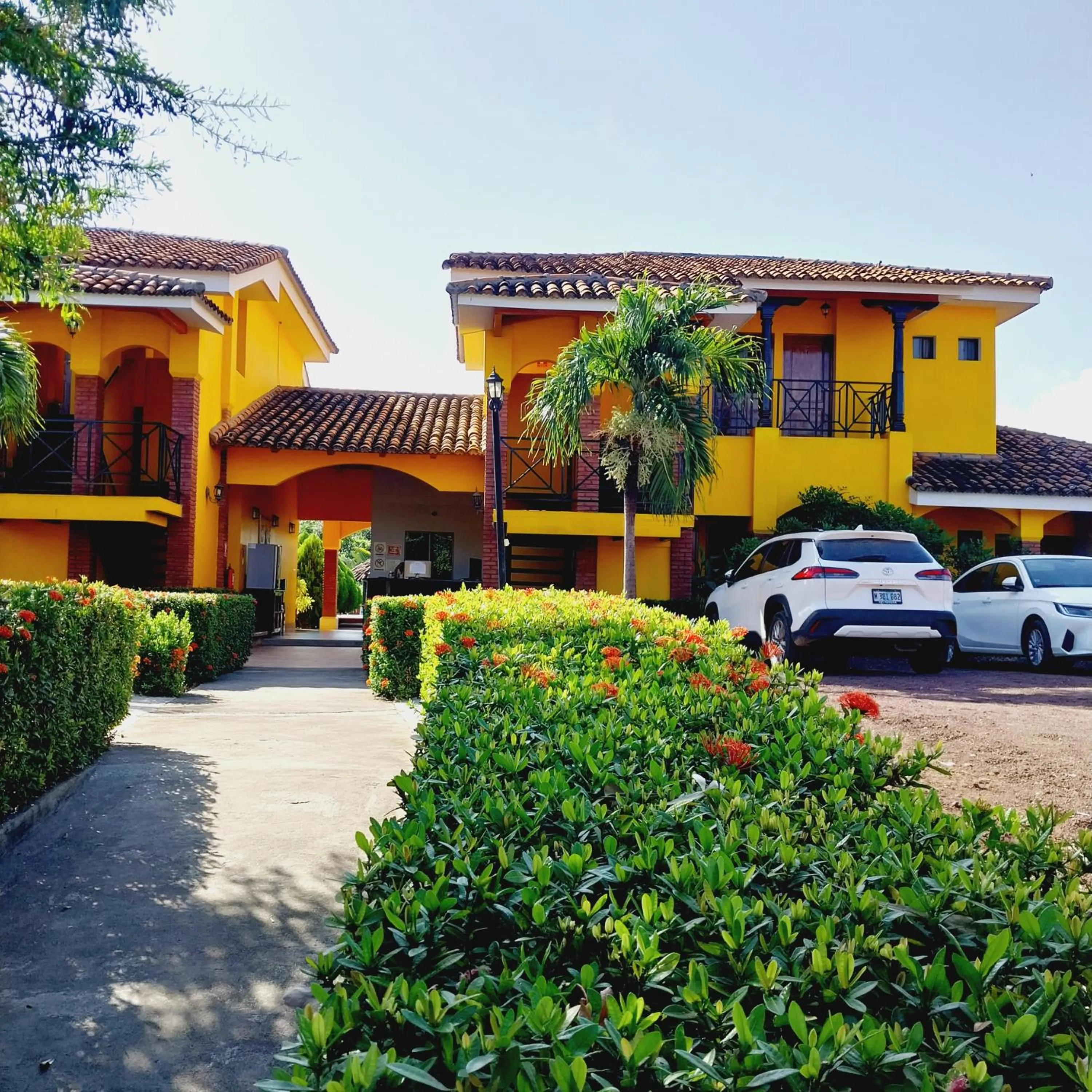 Property building in Hotel Jardín Garden de Granada Nicaragua