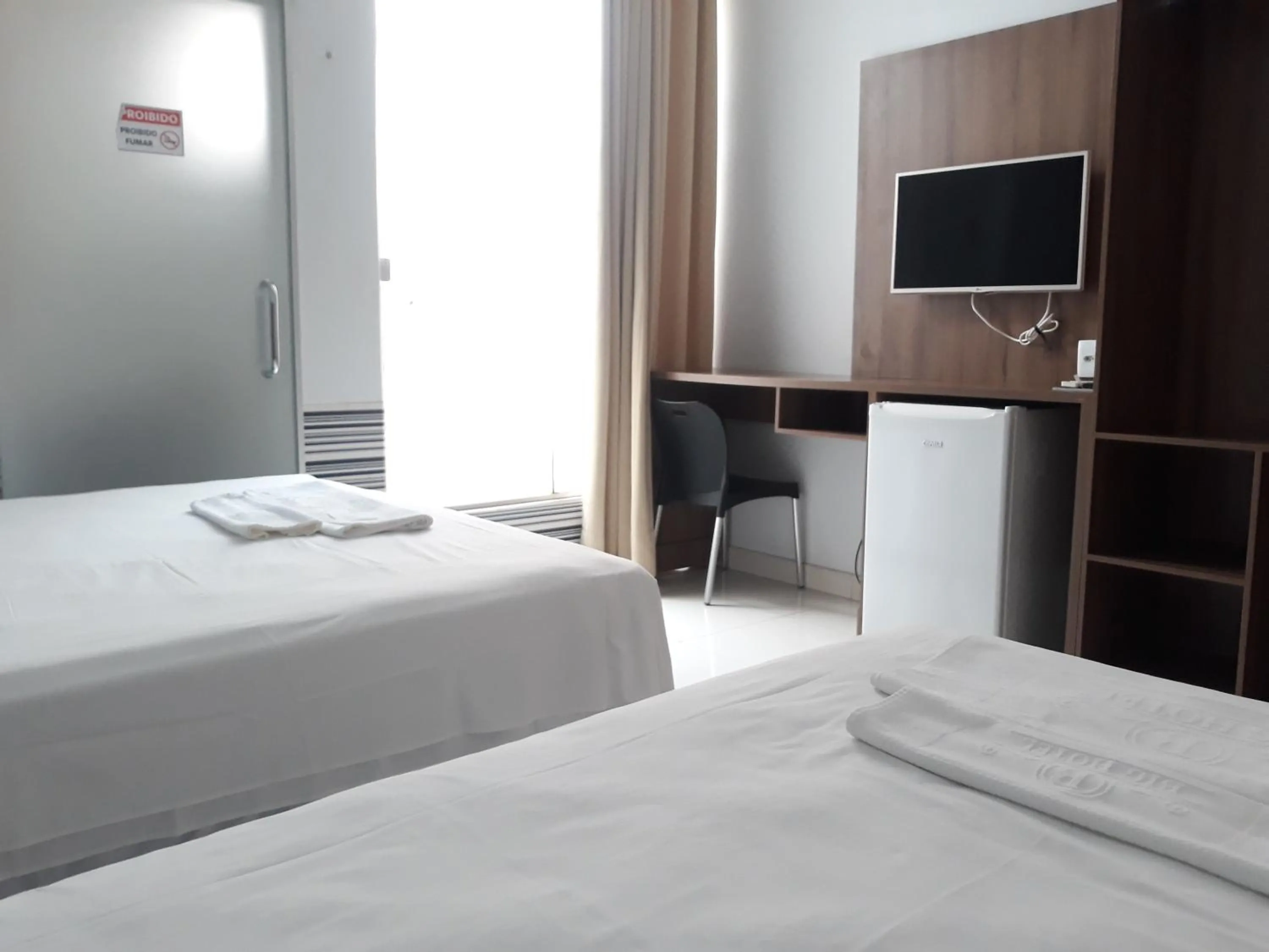 Bed in Big Hotel