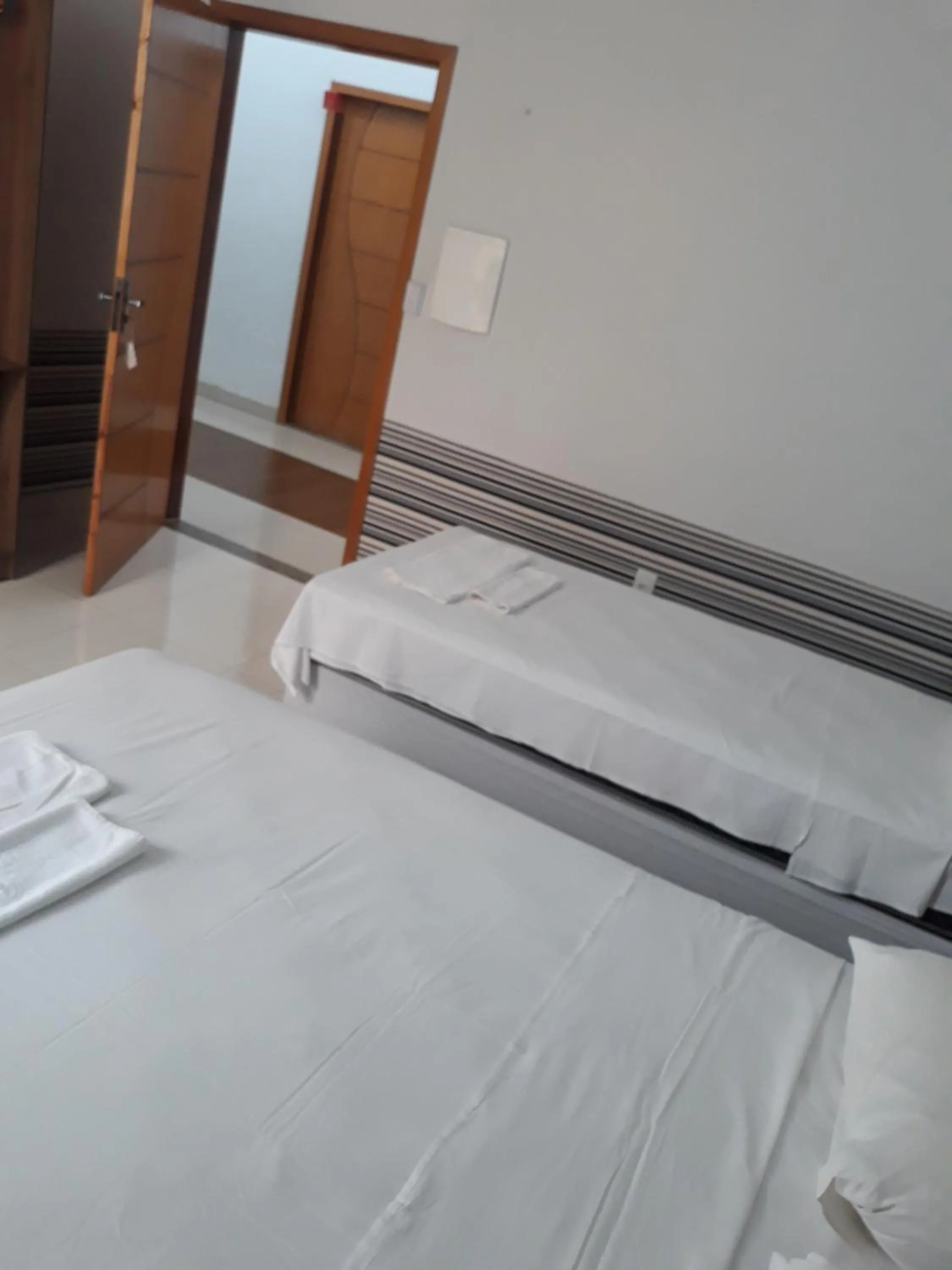 Bed in Big Hotel