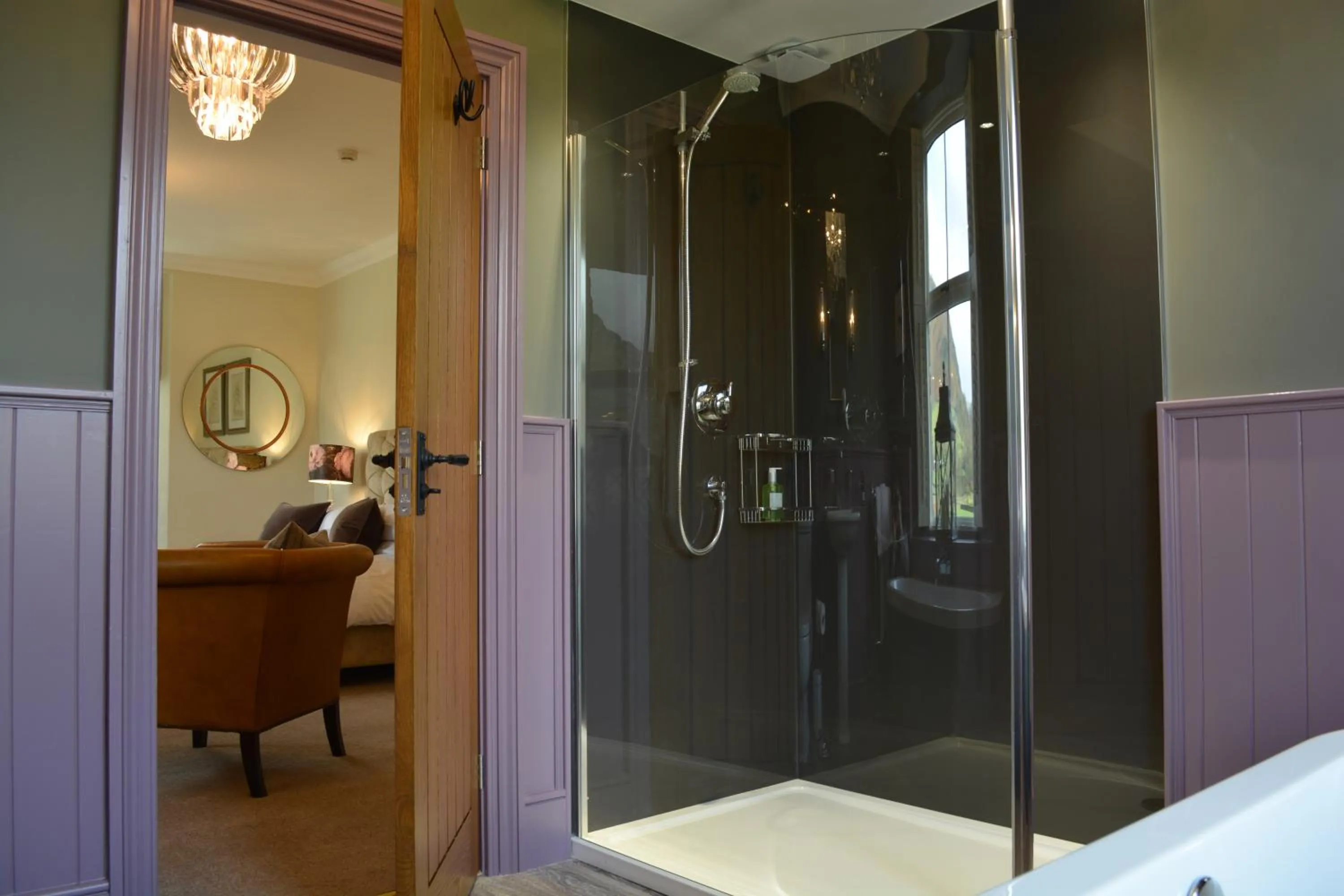 Shower in Raise View House