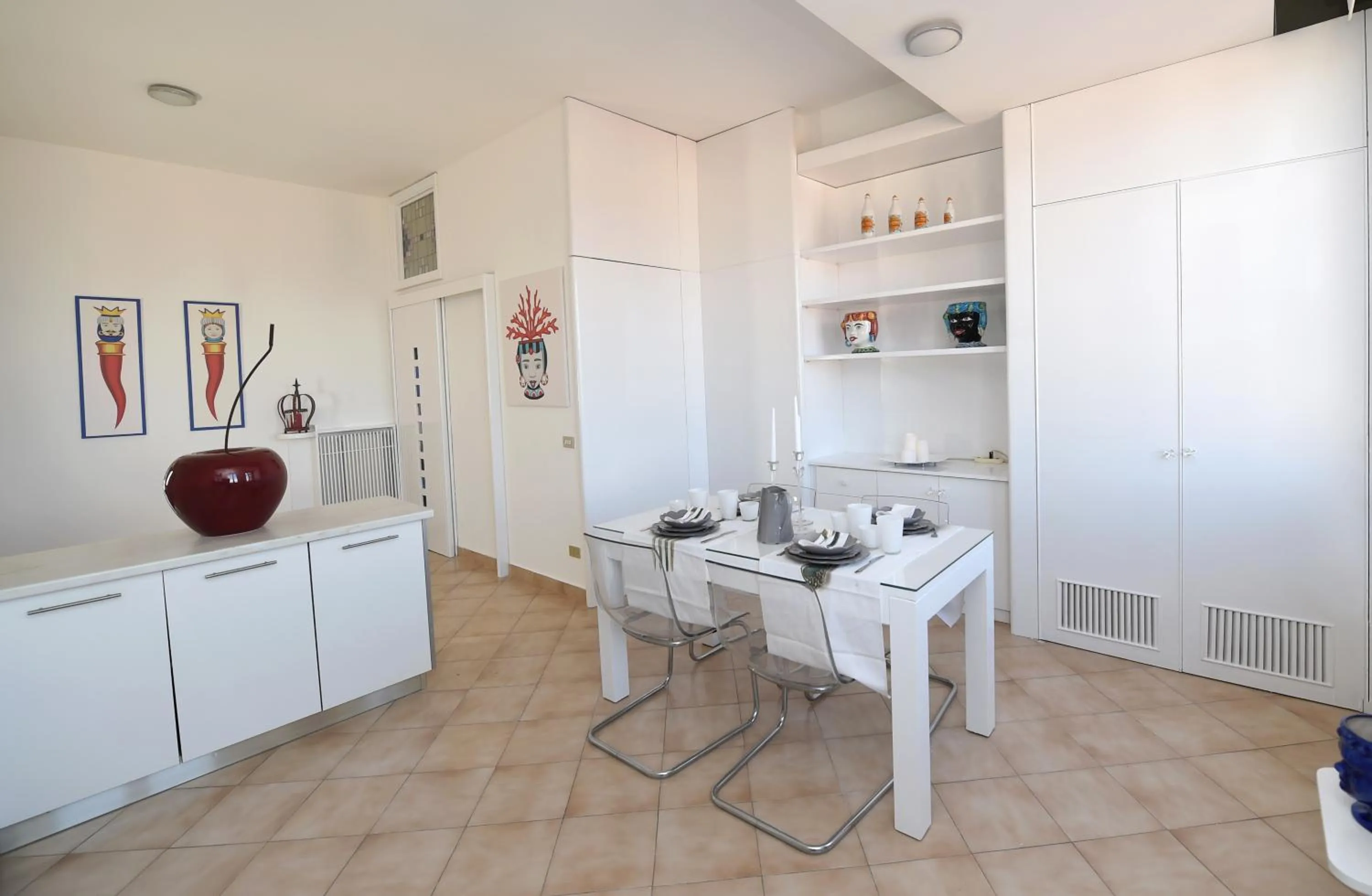 Kitchen or kitchenette in Appartamento Corso Italia 38 C