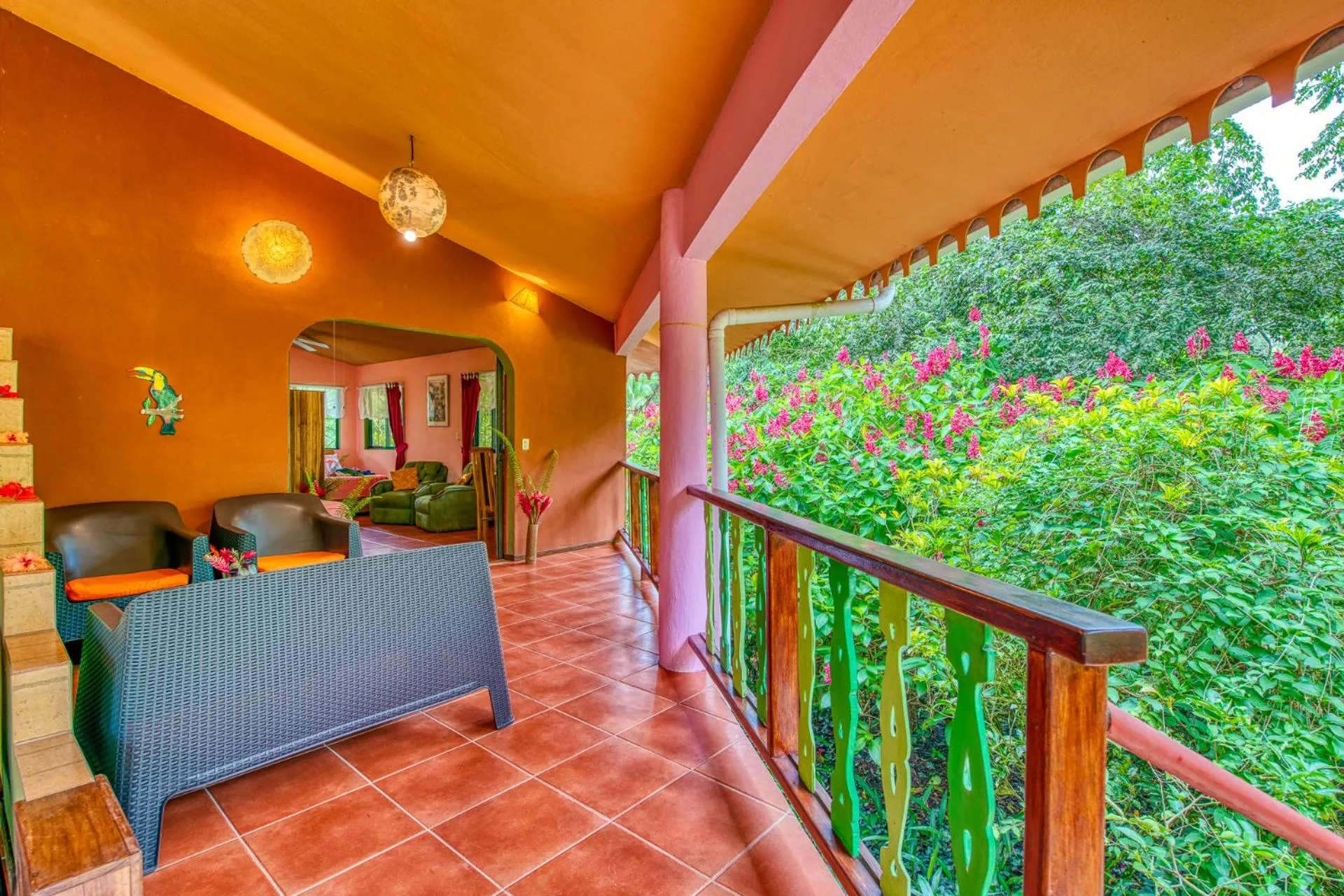Balcony/Terrace in The Goddess Garden Eco-Resort