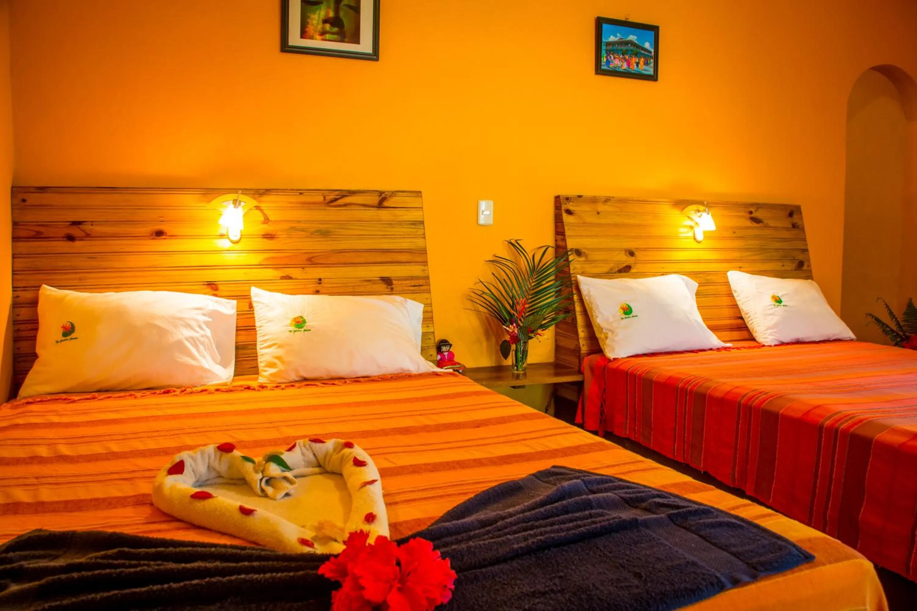 Bed in The Goddess Garden Eco-Resort