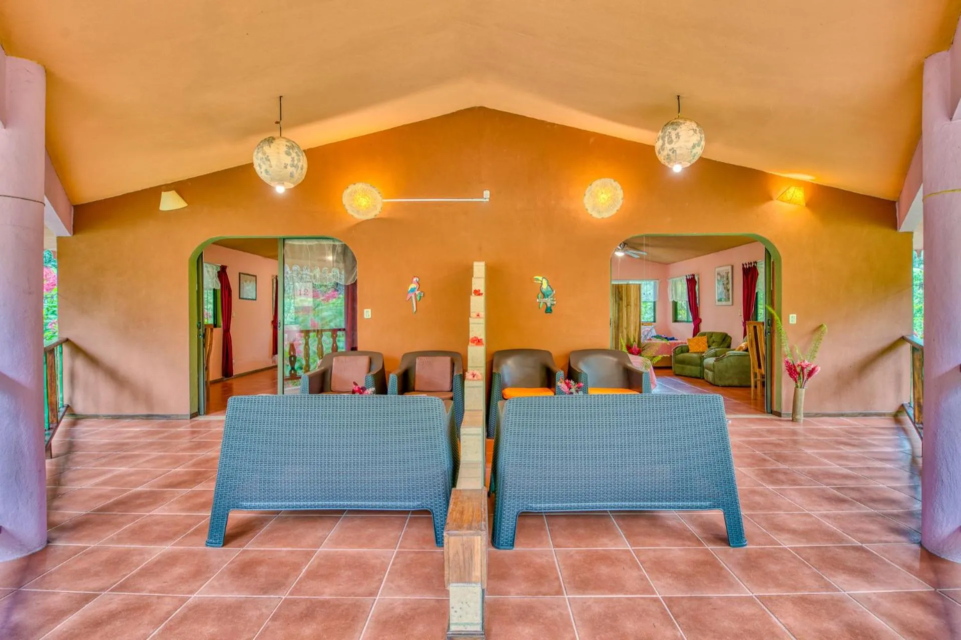 Balcony/Terrace in The Goddess Garden Eco-Resort