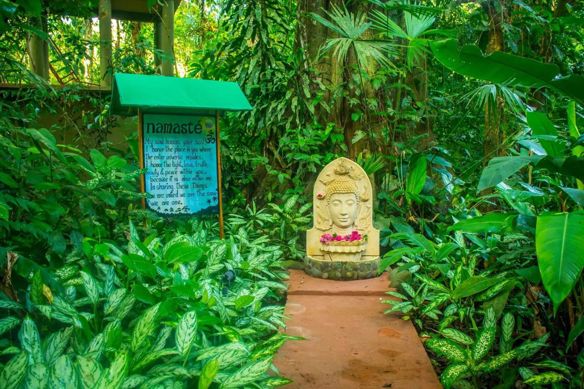 Natural landscape in The Goddess Garden Eco-Resort