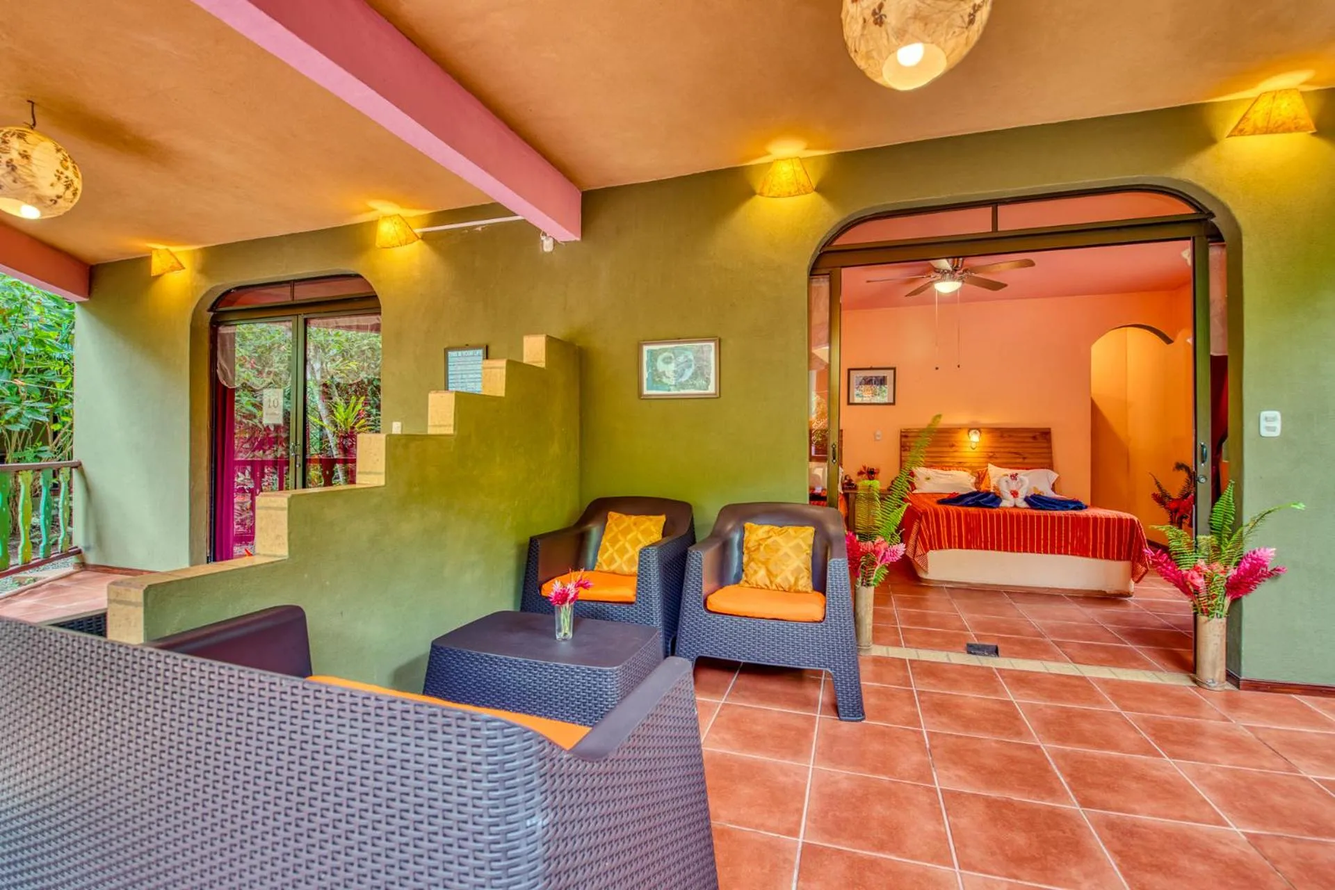 Balcony/Terrace in The Goddess Garden Eco-Resort