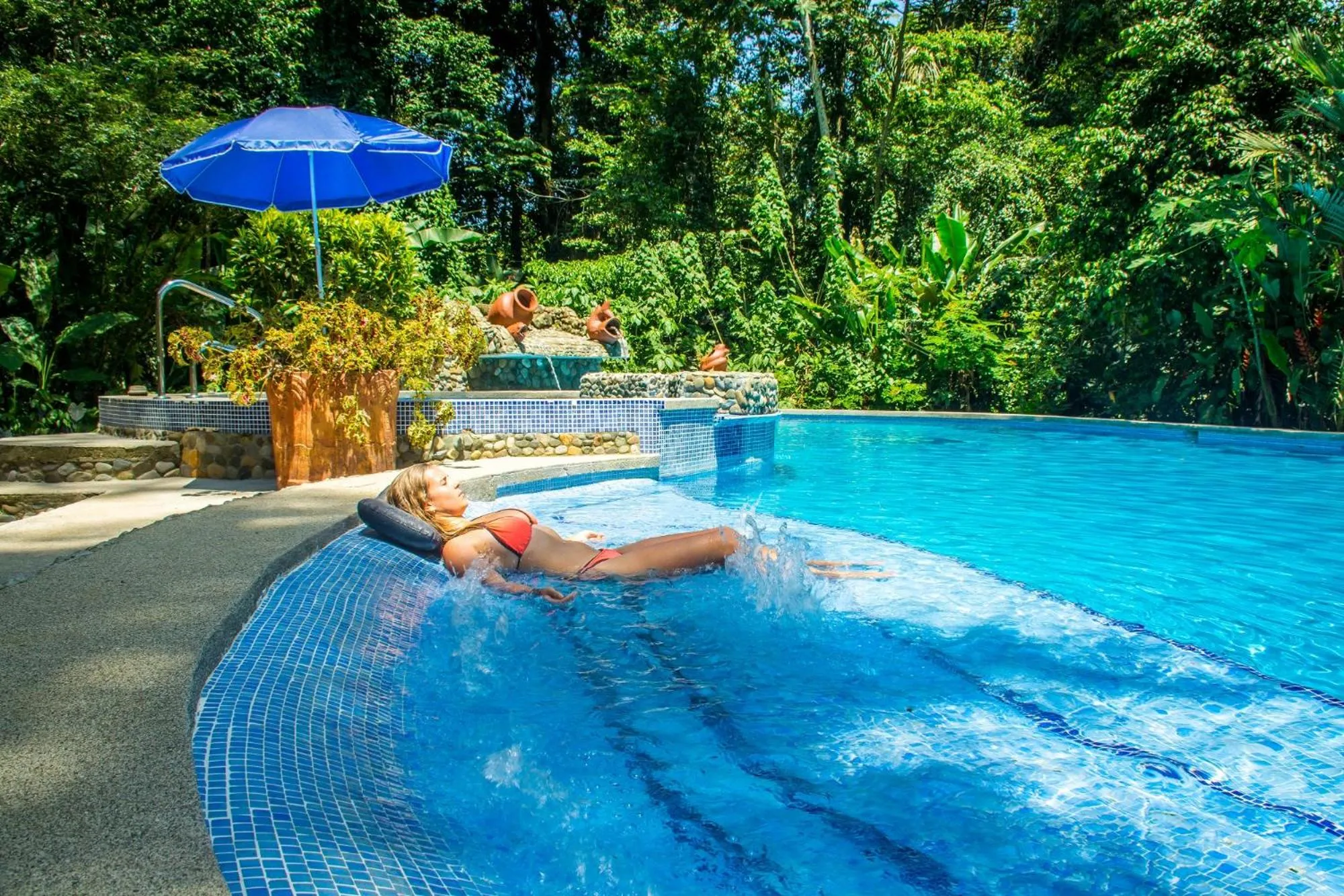 Swimming pool in The Goddess Garden Eco-Resort