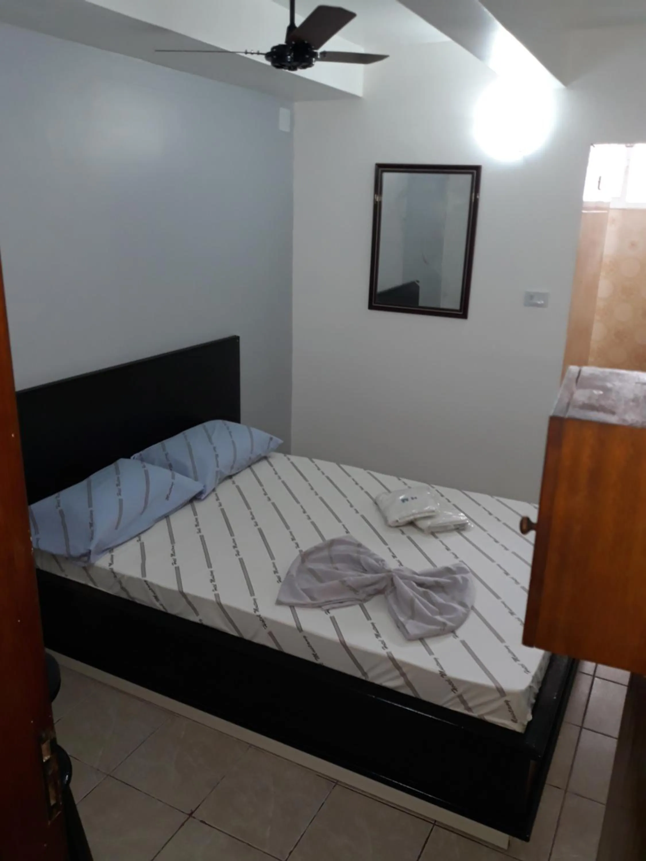 Bed in Hotel Mustang