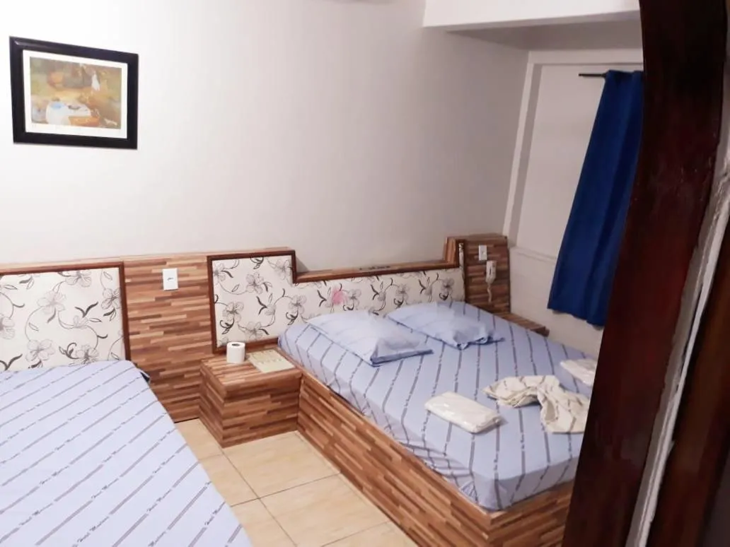 Bed in Hotel Mustang