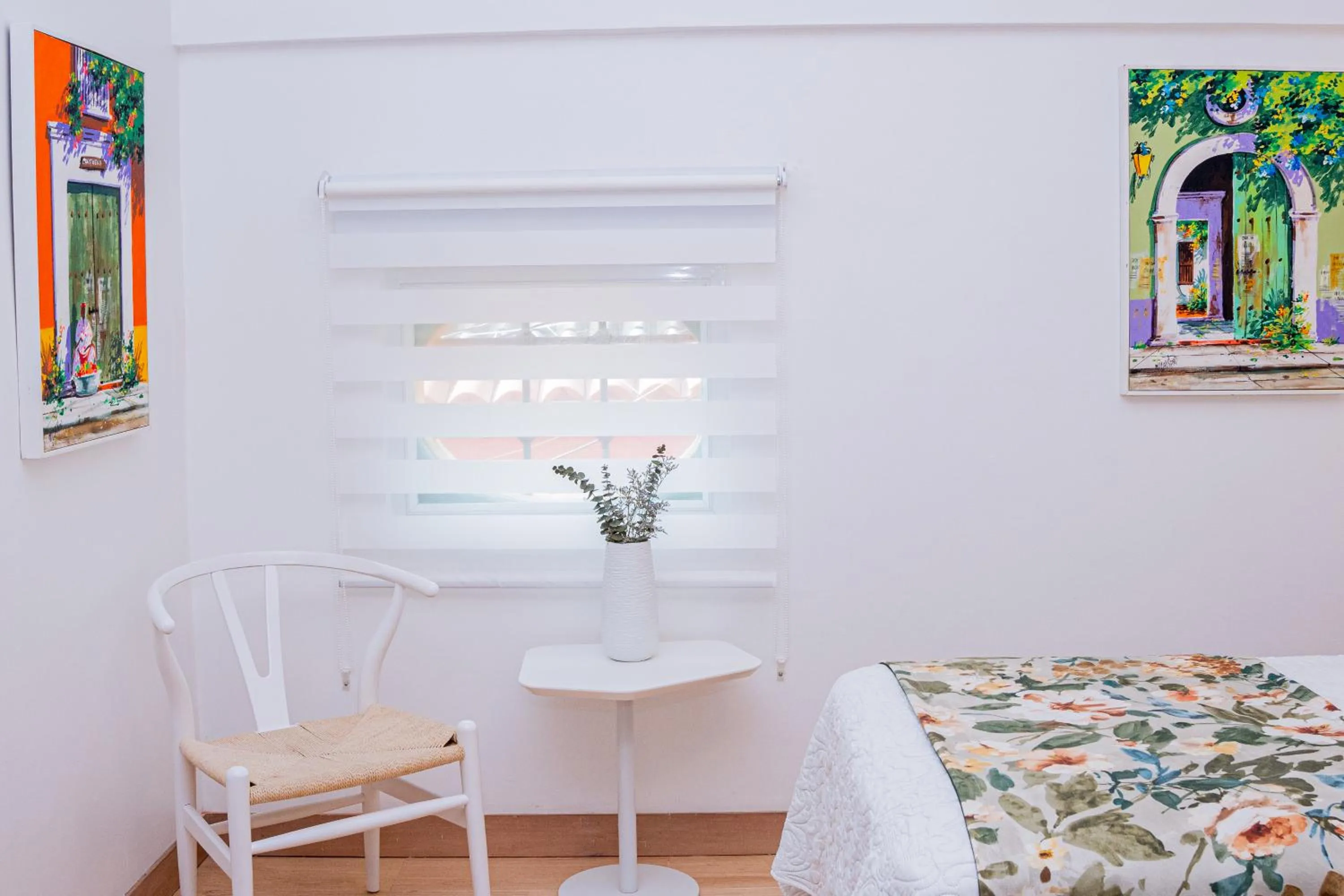 Decorative detail, Bed in Posada La Fe
