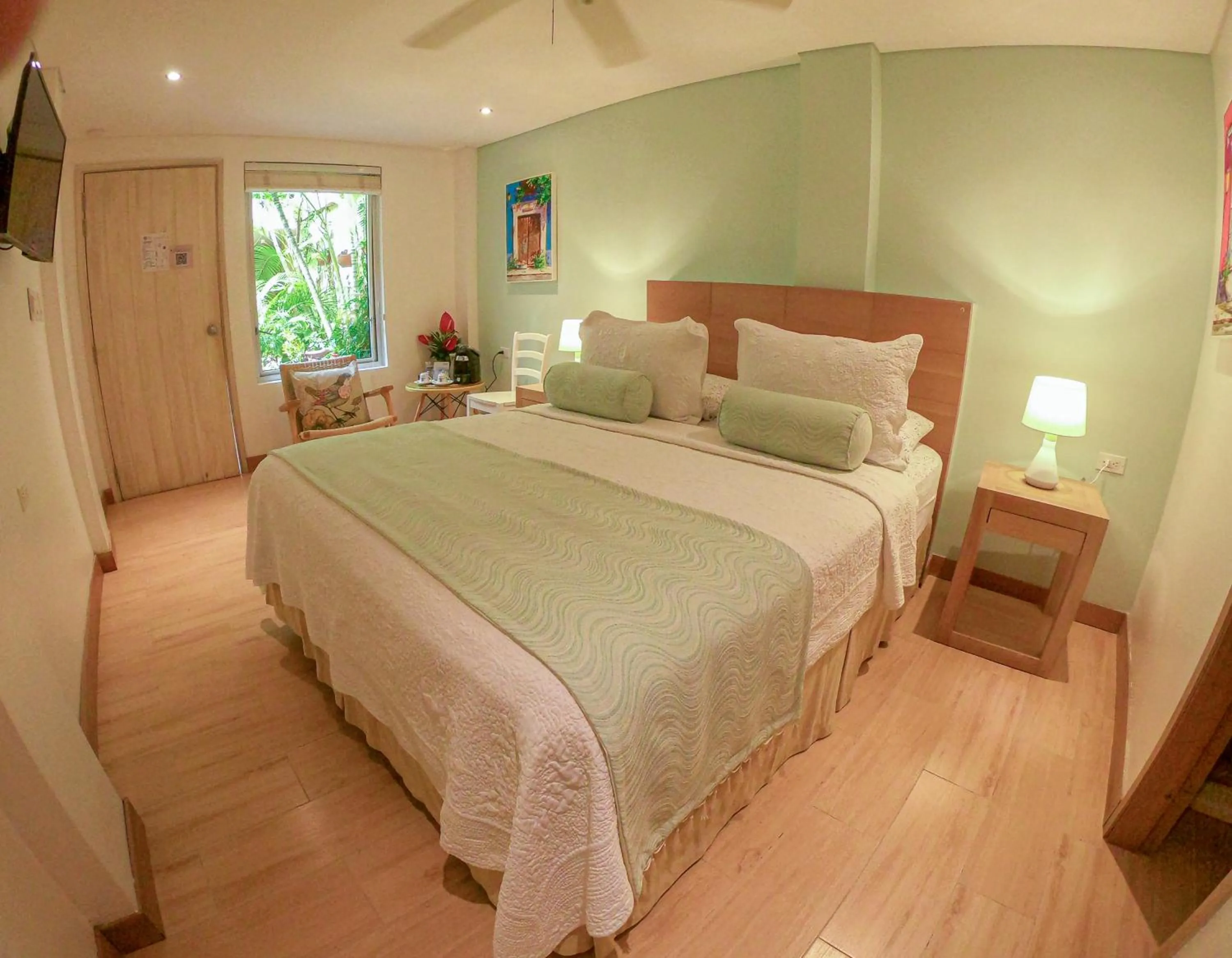 Bedroom, Bed in Posada La Fe