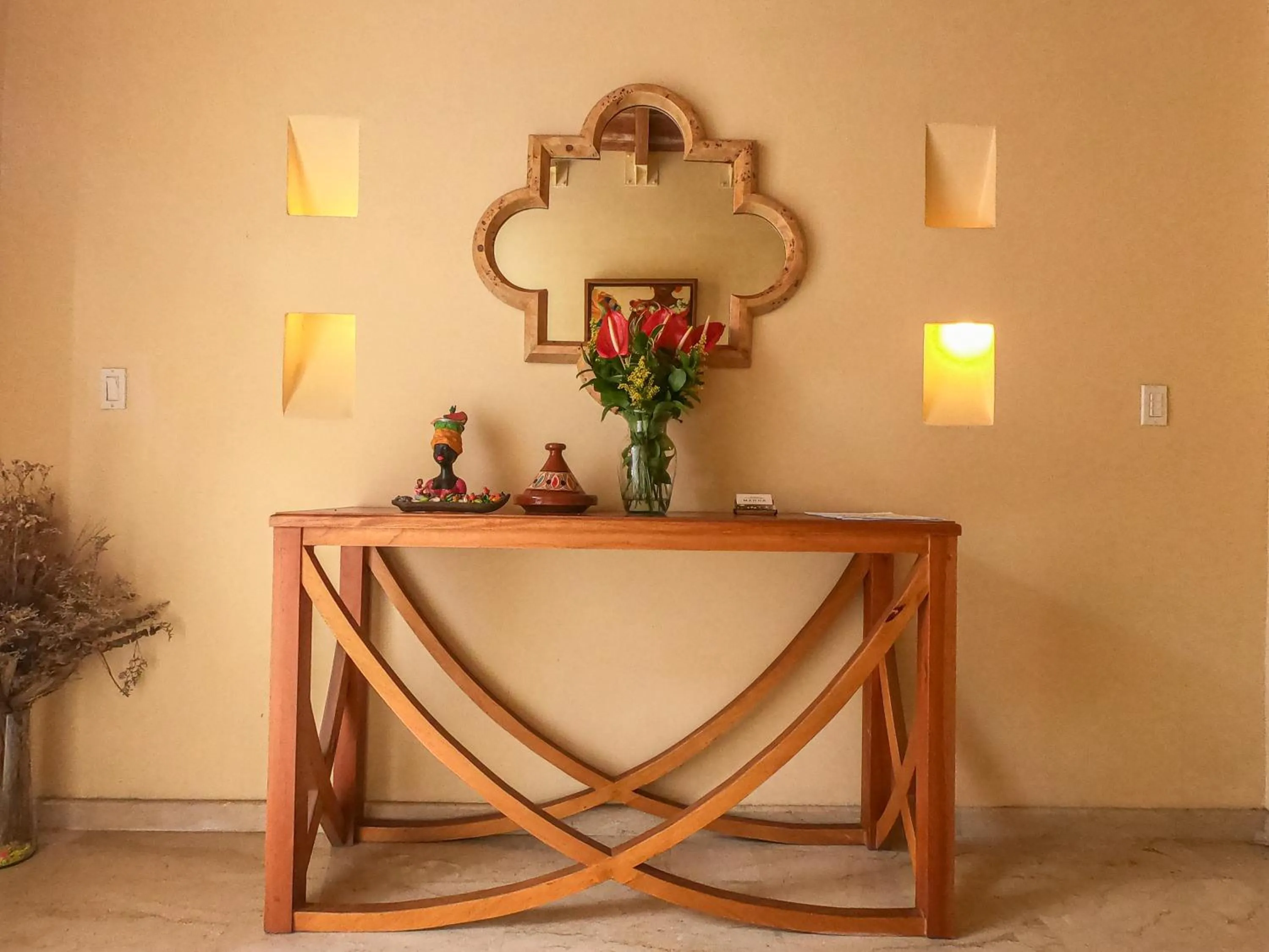 Decorative detail in Posada La Fe