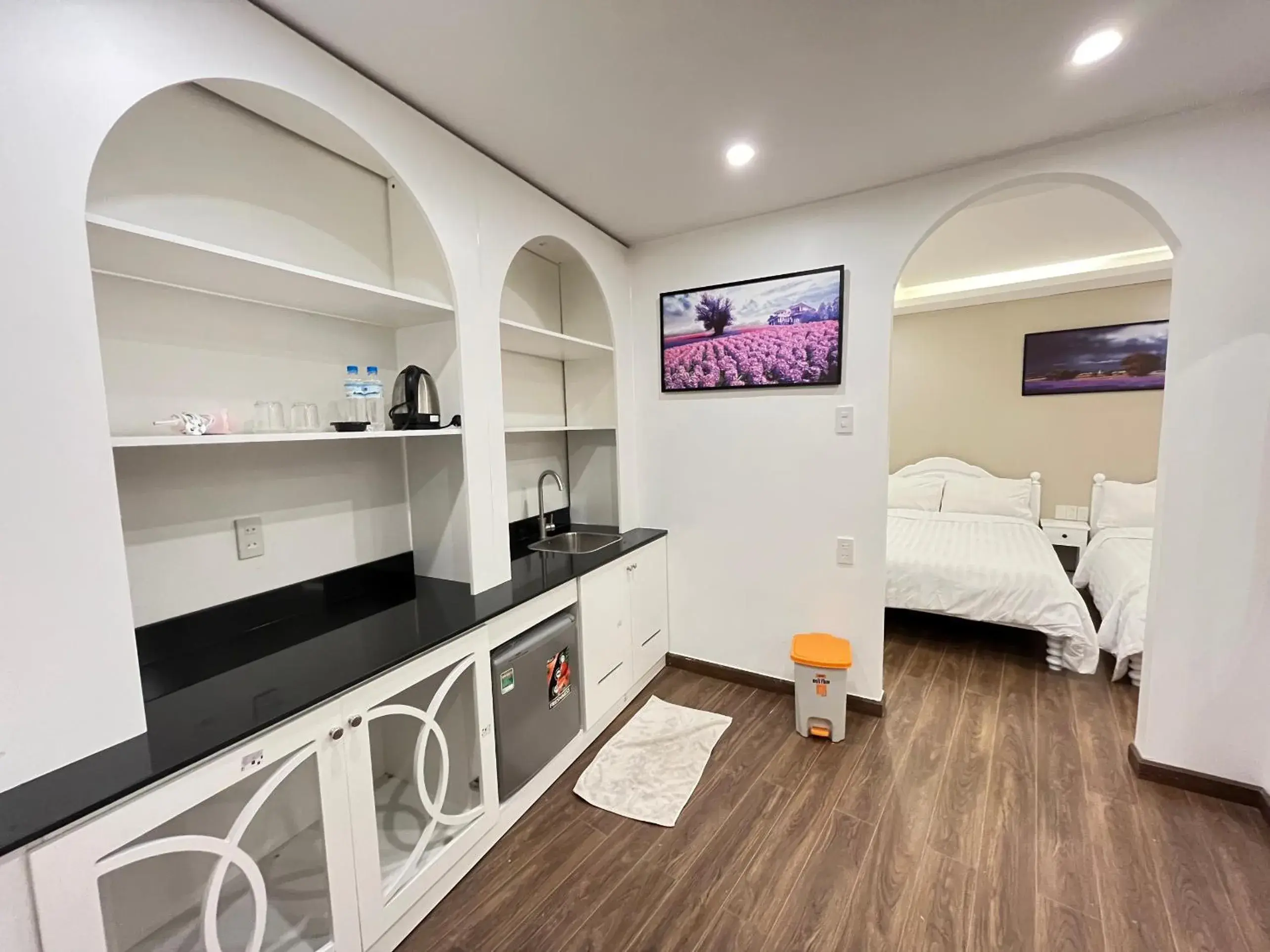 Bed in Tuyết Mai Hotel Bed in Tuyết Mai Hotel