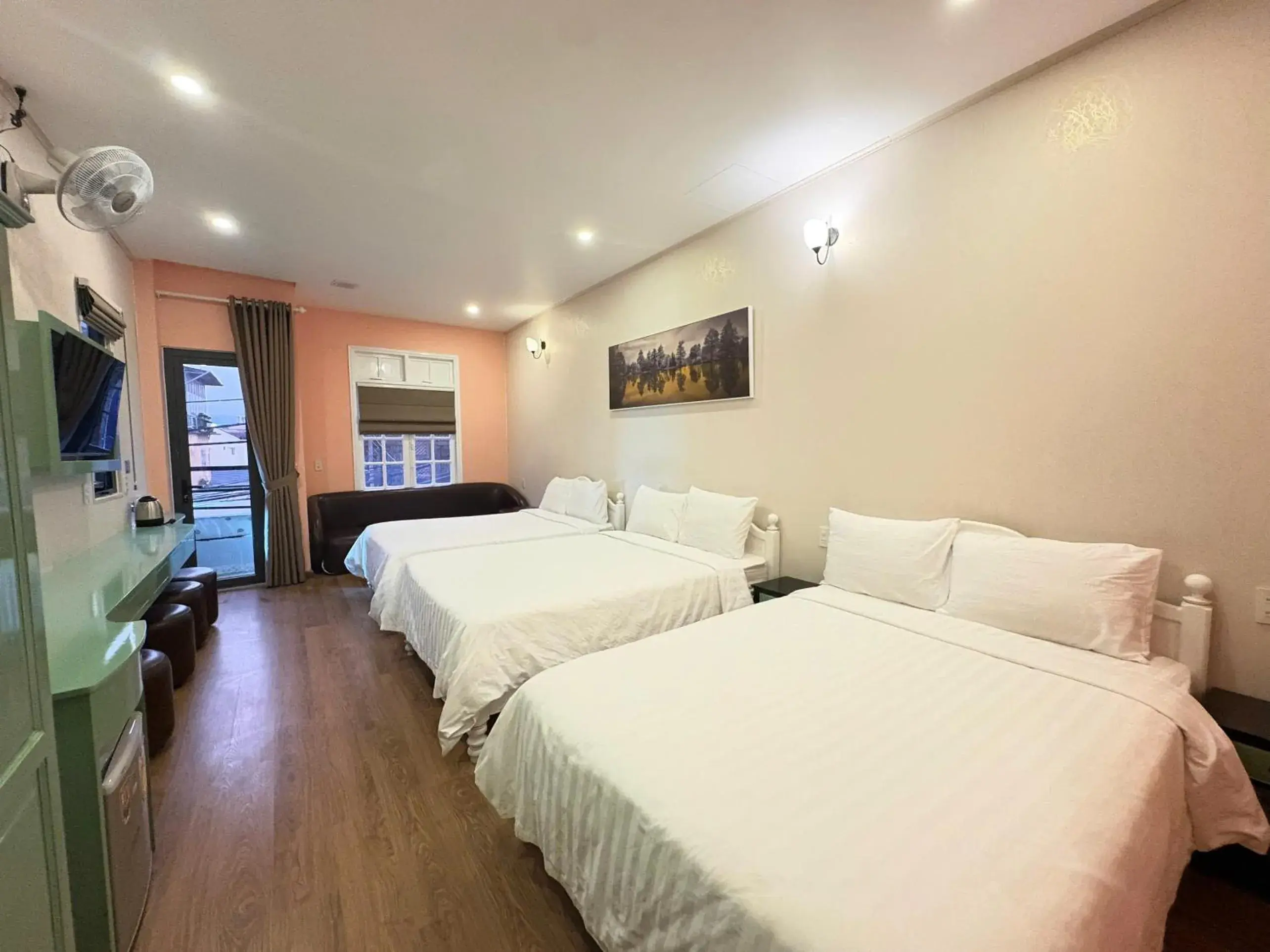 Bed in Tuyết Mai Hotel Bed in Tuyết Mai Hotel