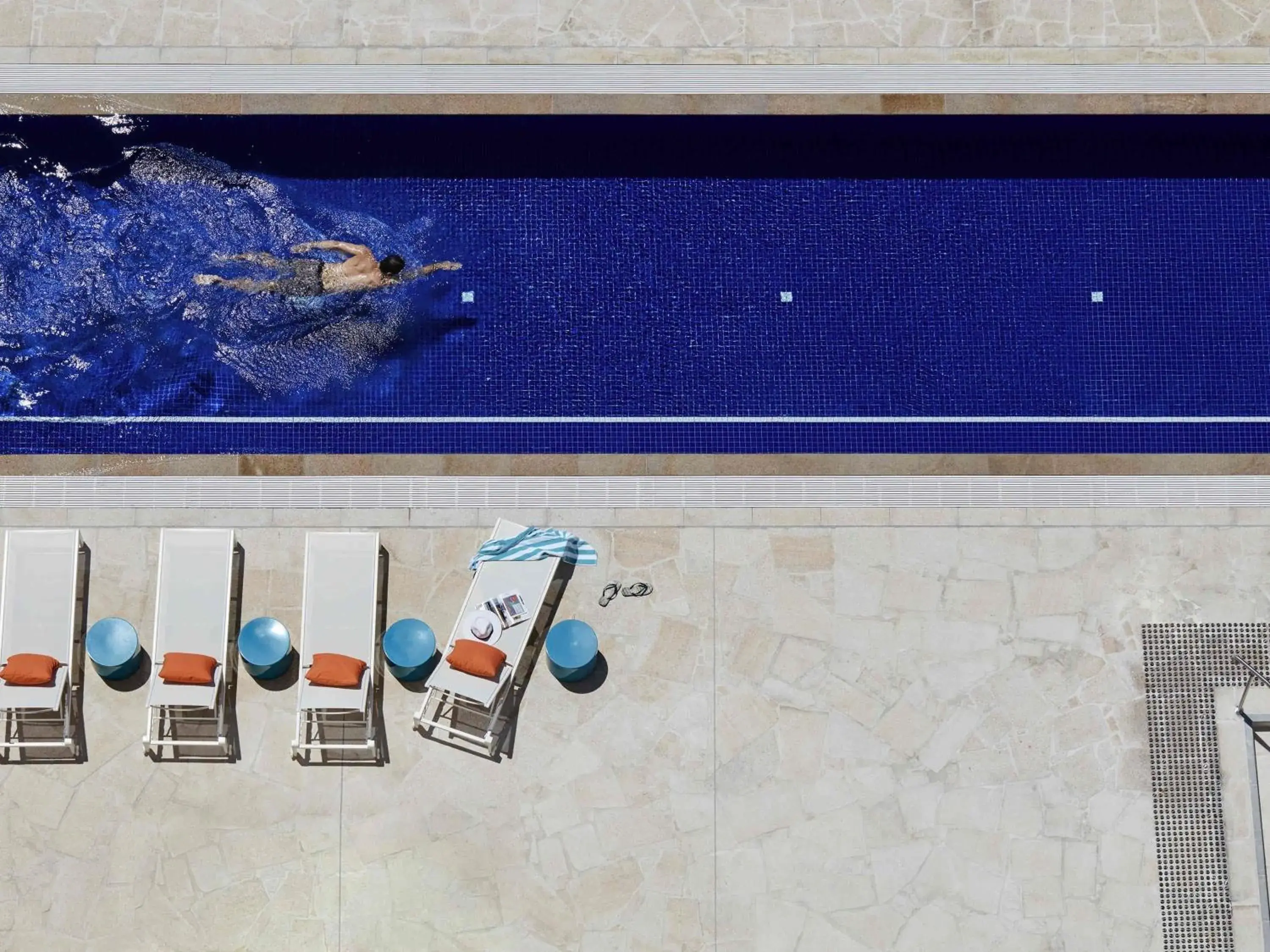 Pool view in The Johnson Brisbane - Art Series Pool view in The Johnson Brisbane - Art Series