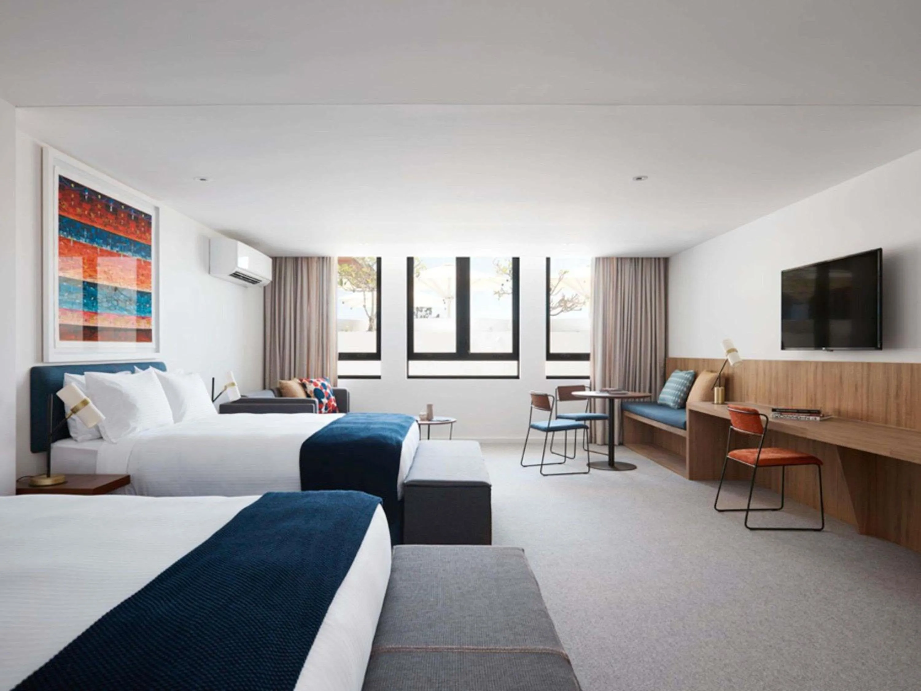 Bedroom, Bed in The Johnson Brisbane - Art Series