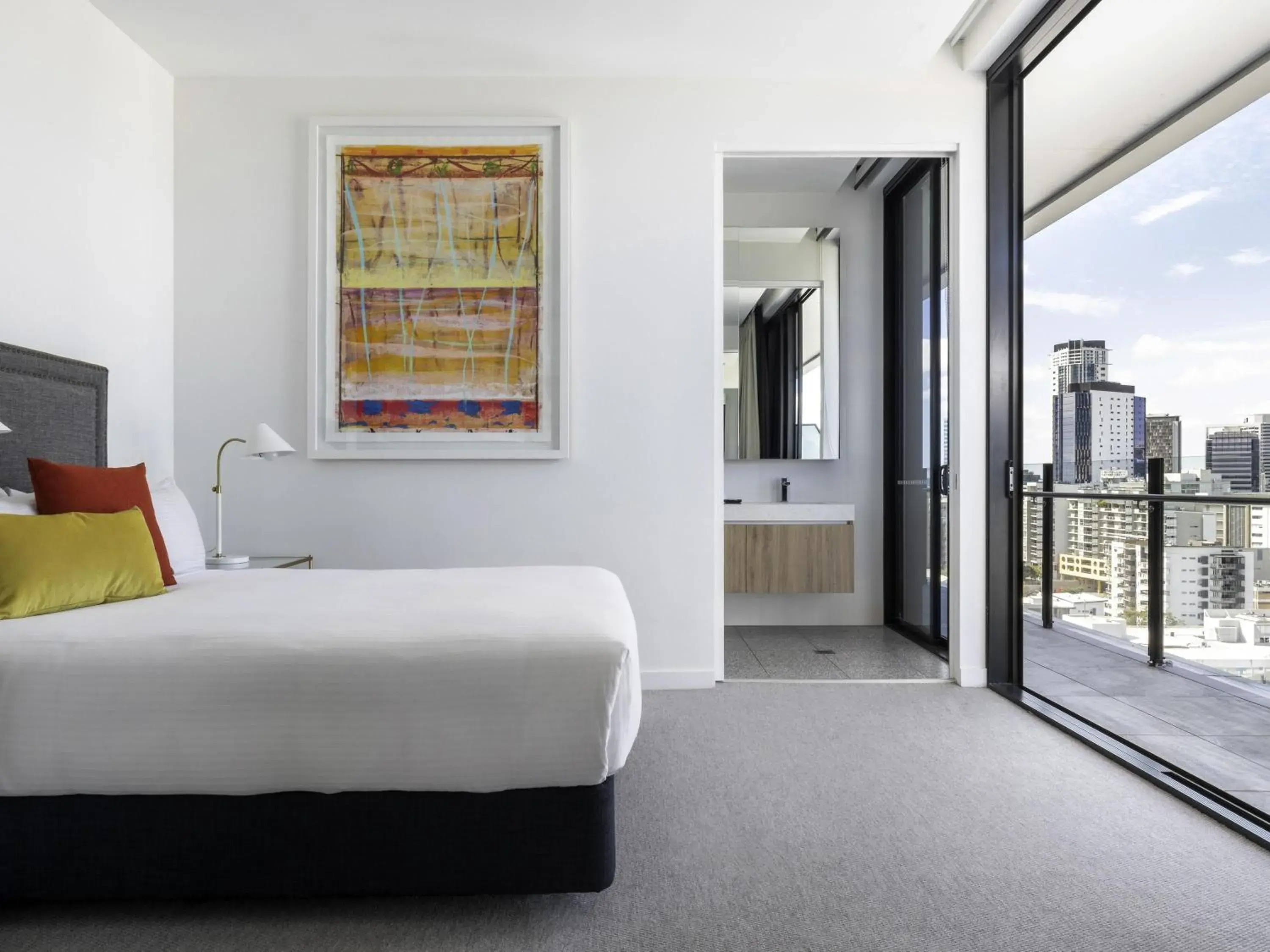 Bedroom, Bed in The Johnson Brisbane - Art Series Bedroom, Bed in The Johnson Brisbane - Art Series