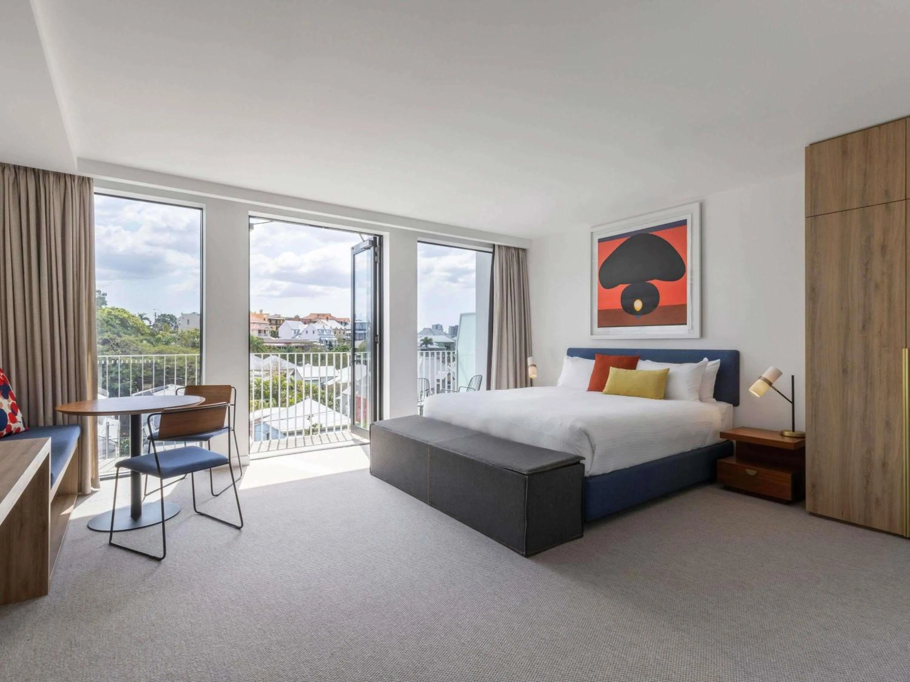 Bedroom, Bed in The Johnson Brisbane - Art Series