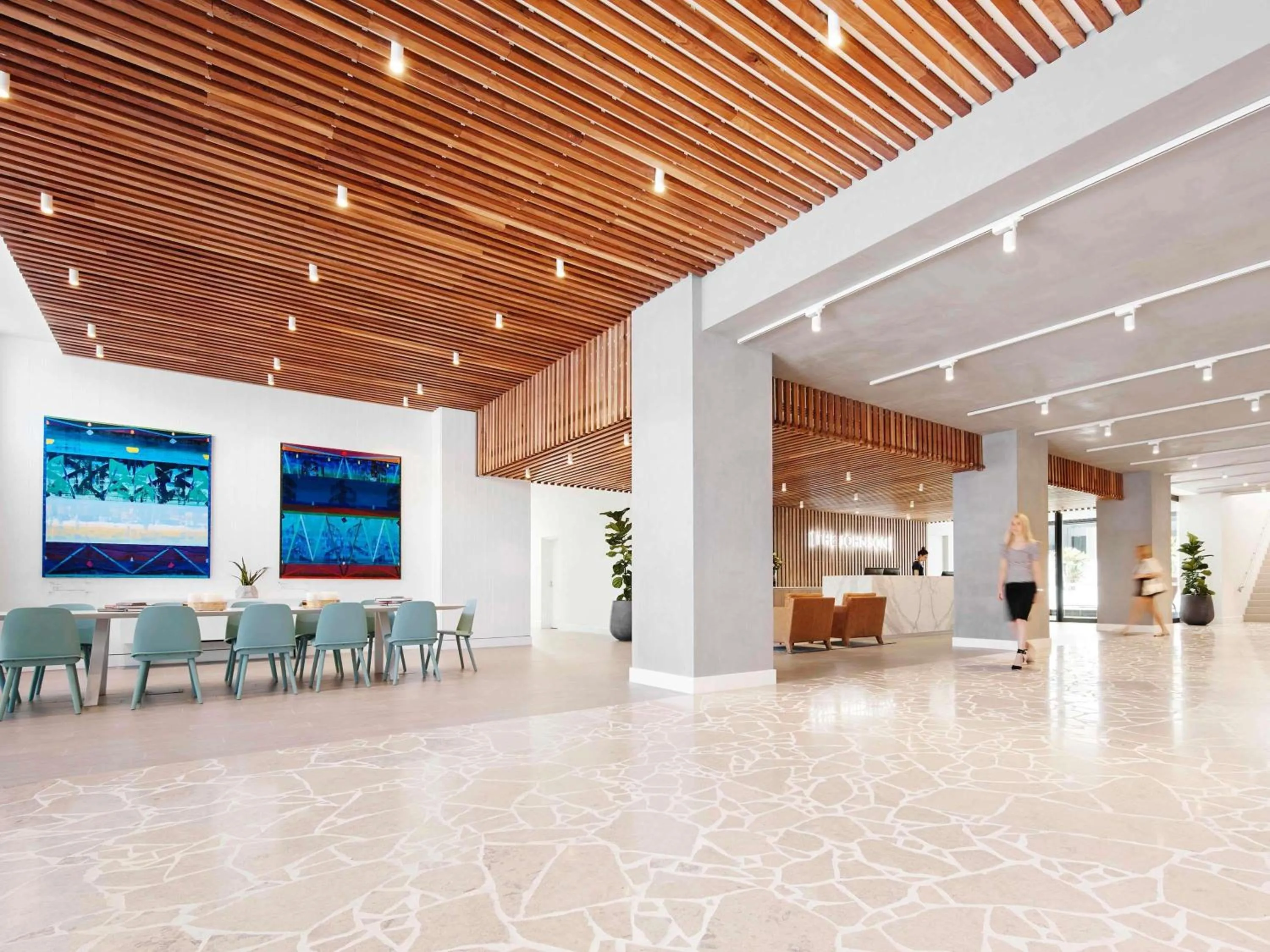 Property building in The Johnson Brisbane - Art Series