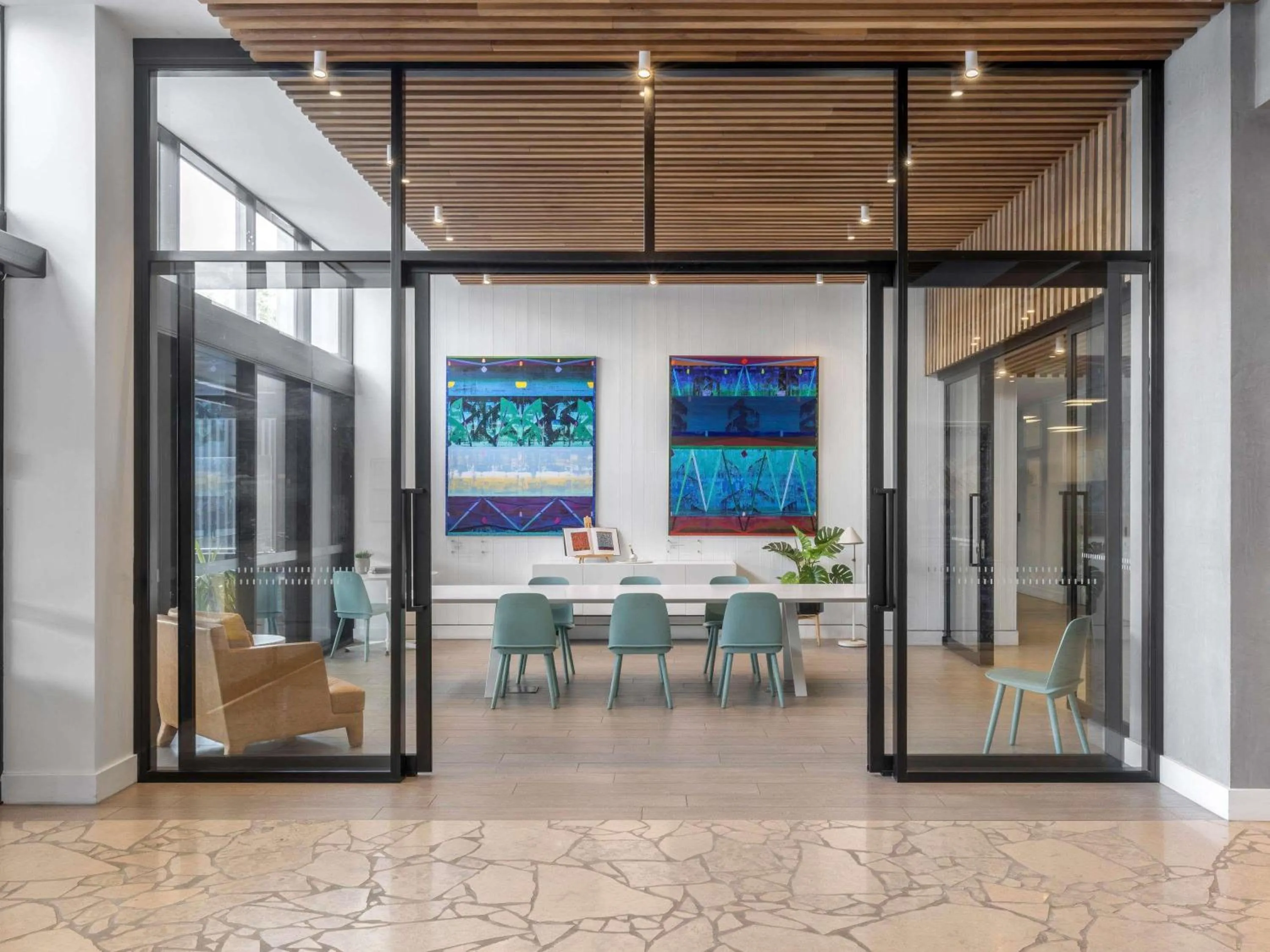 Property building in The Johnson Brisbane - Art Series