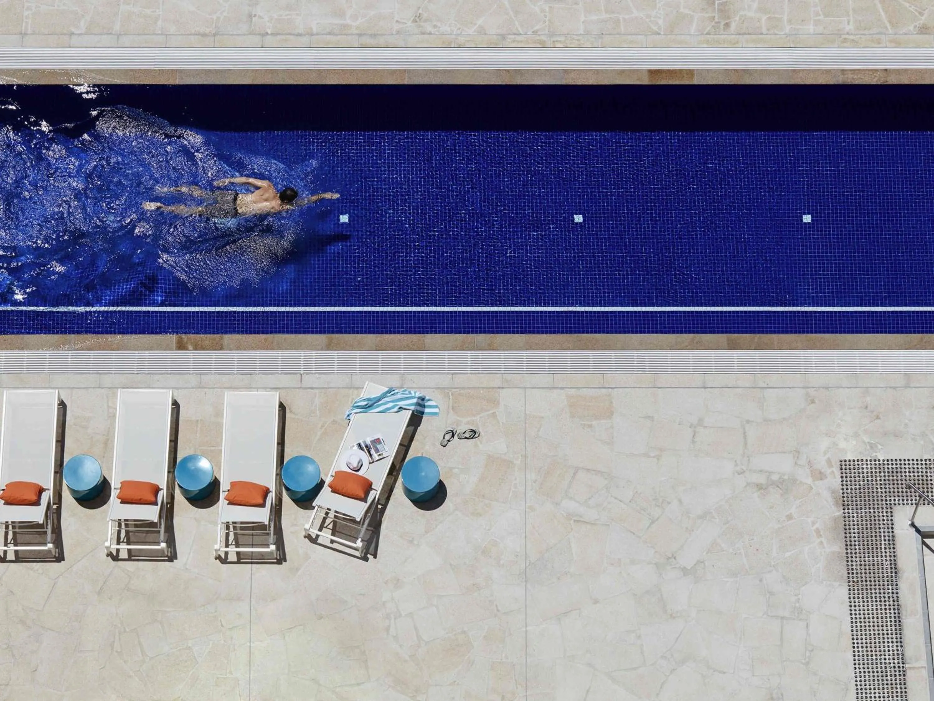 Pool view in The Johnson Brisbane - Art Series