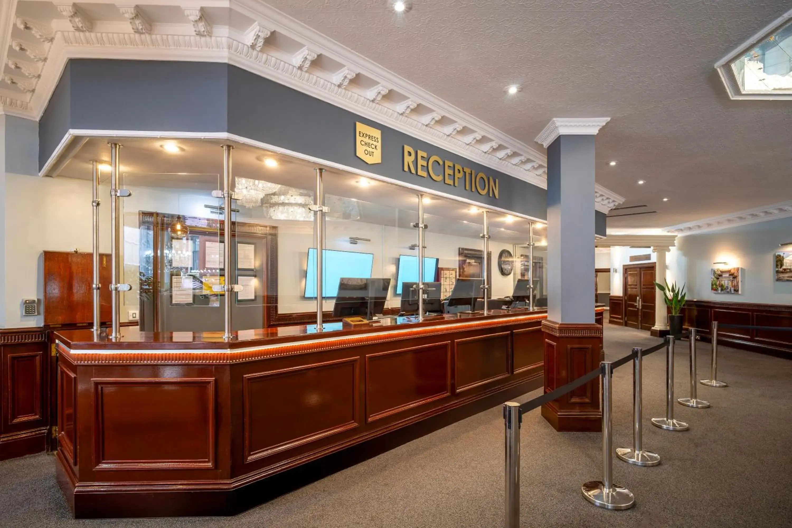 Lobby or reception in Sachas Hotel Manchester Lobby or reception in Sachas Hotel Manchester