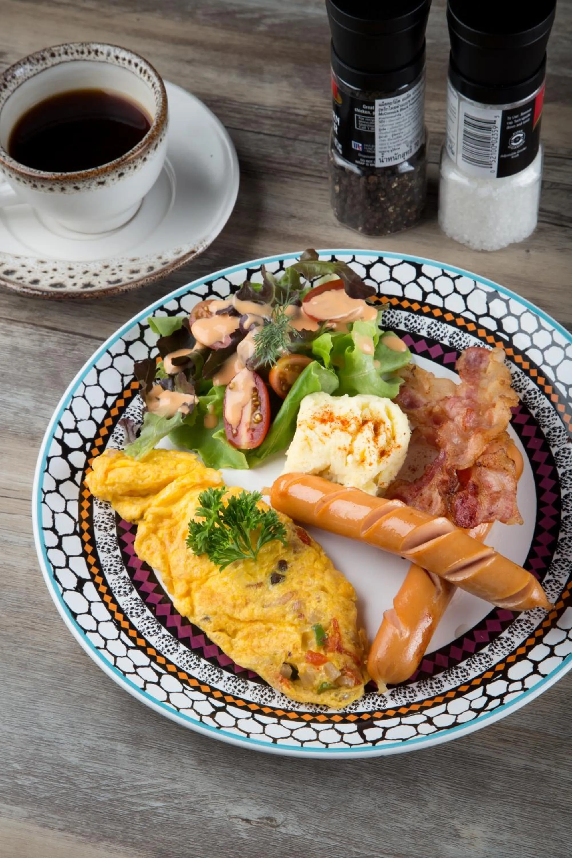 Food close-up in White Ivory Bed And Breakfast