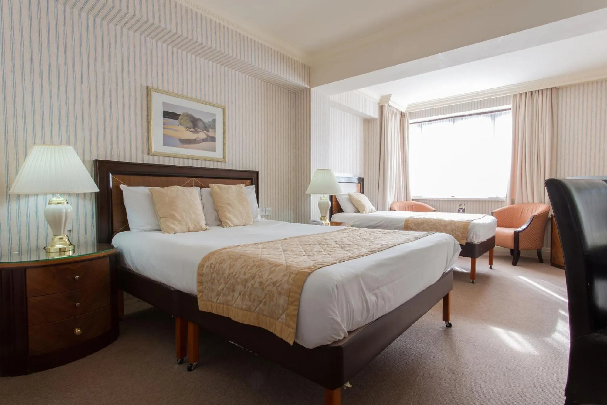 Bed in Britannia Country House Hotel & Spa