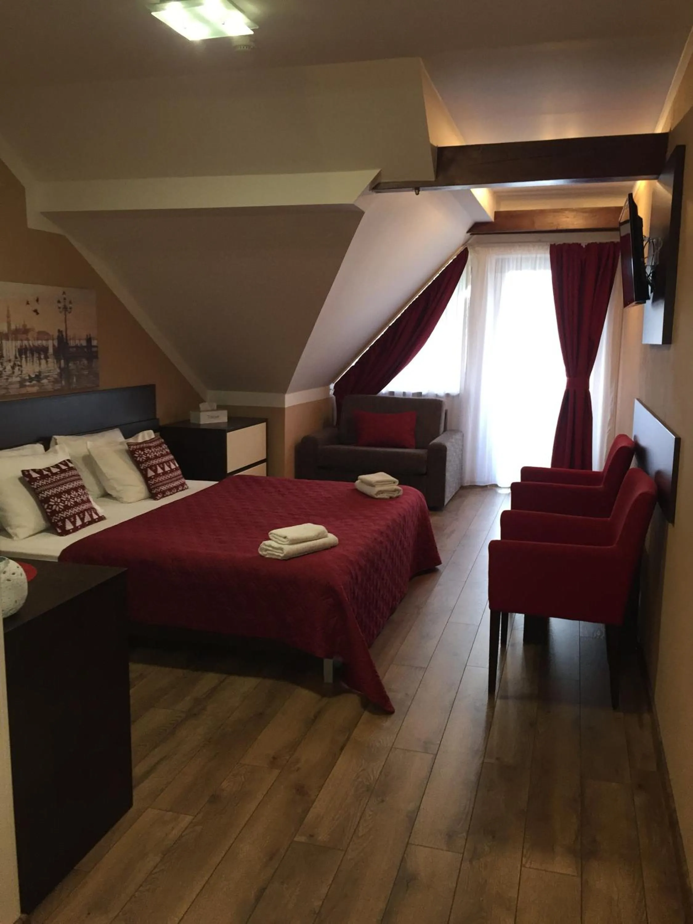 Bedroom, Bed in Apartmán Bešeňová