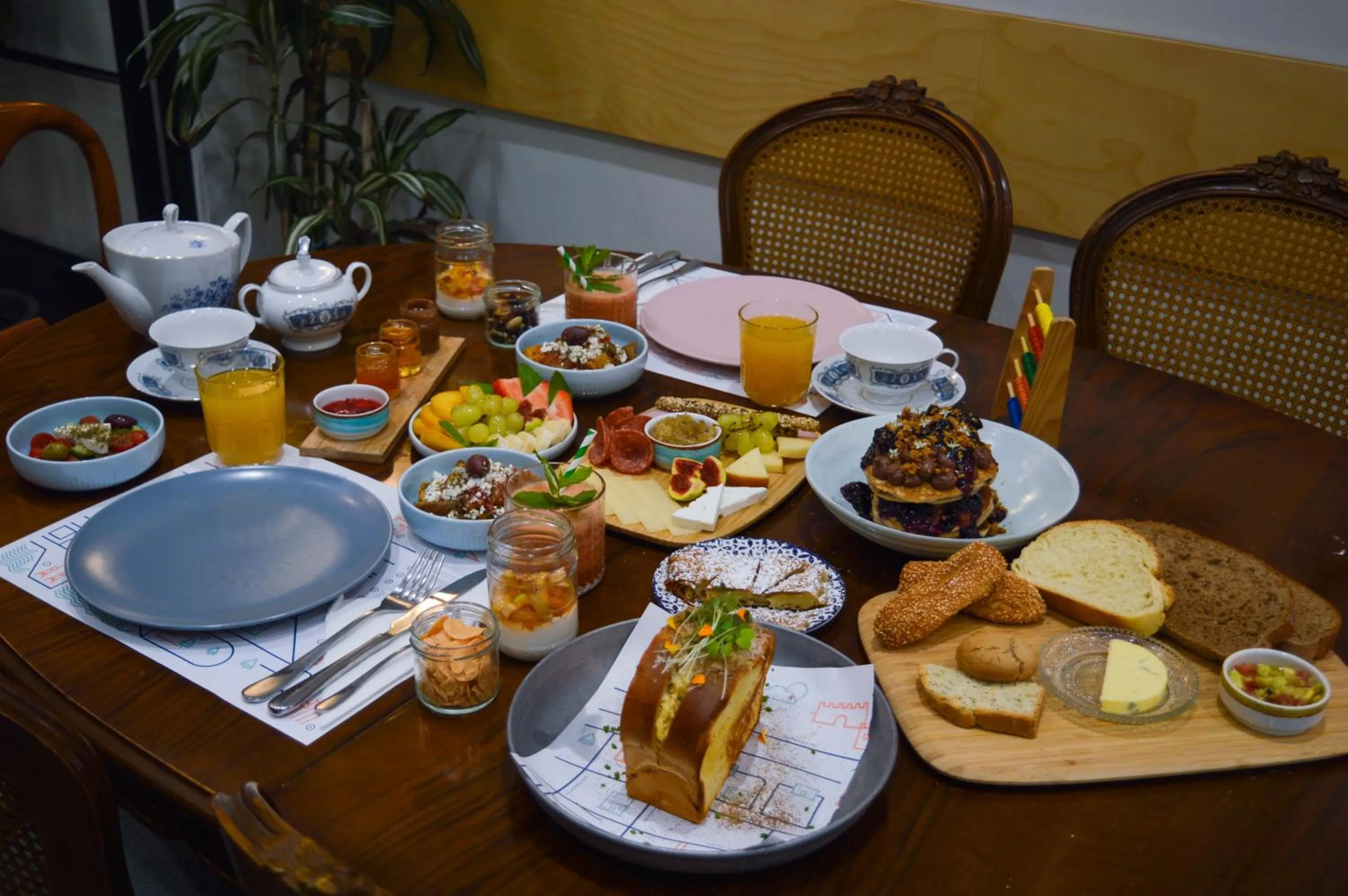 Dining area in The Caravan