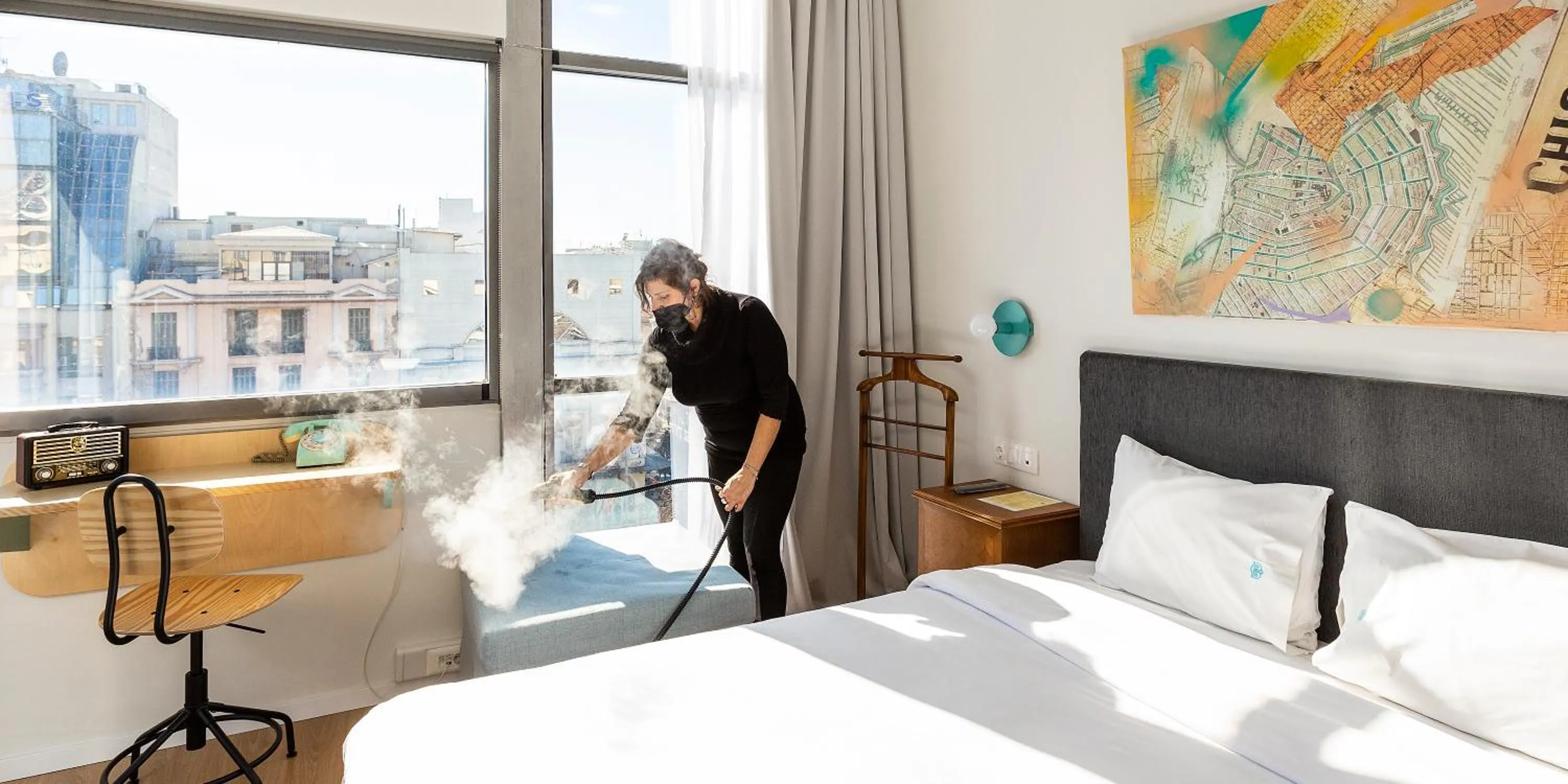 People, Bed in The Caravan