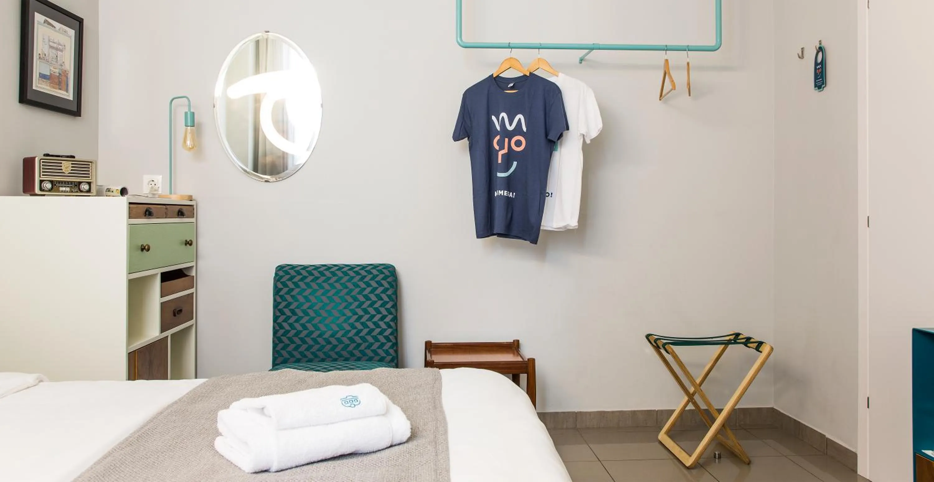 Photo of the whole room, Bed in The Caravan