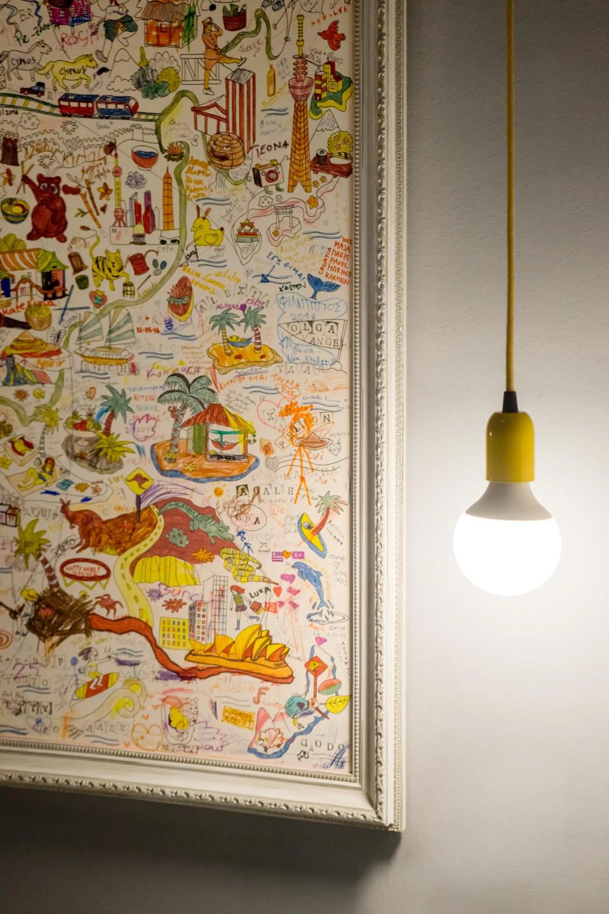 Decorative detail in The Caravan