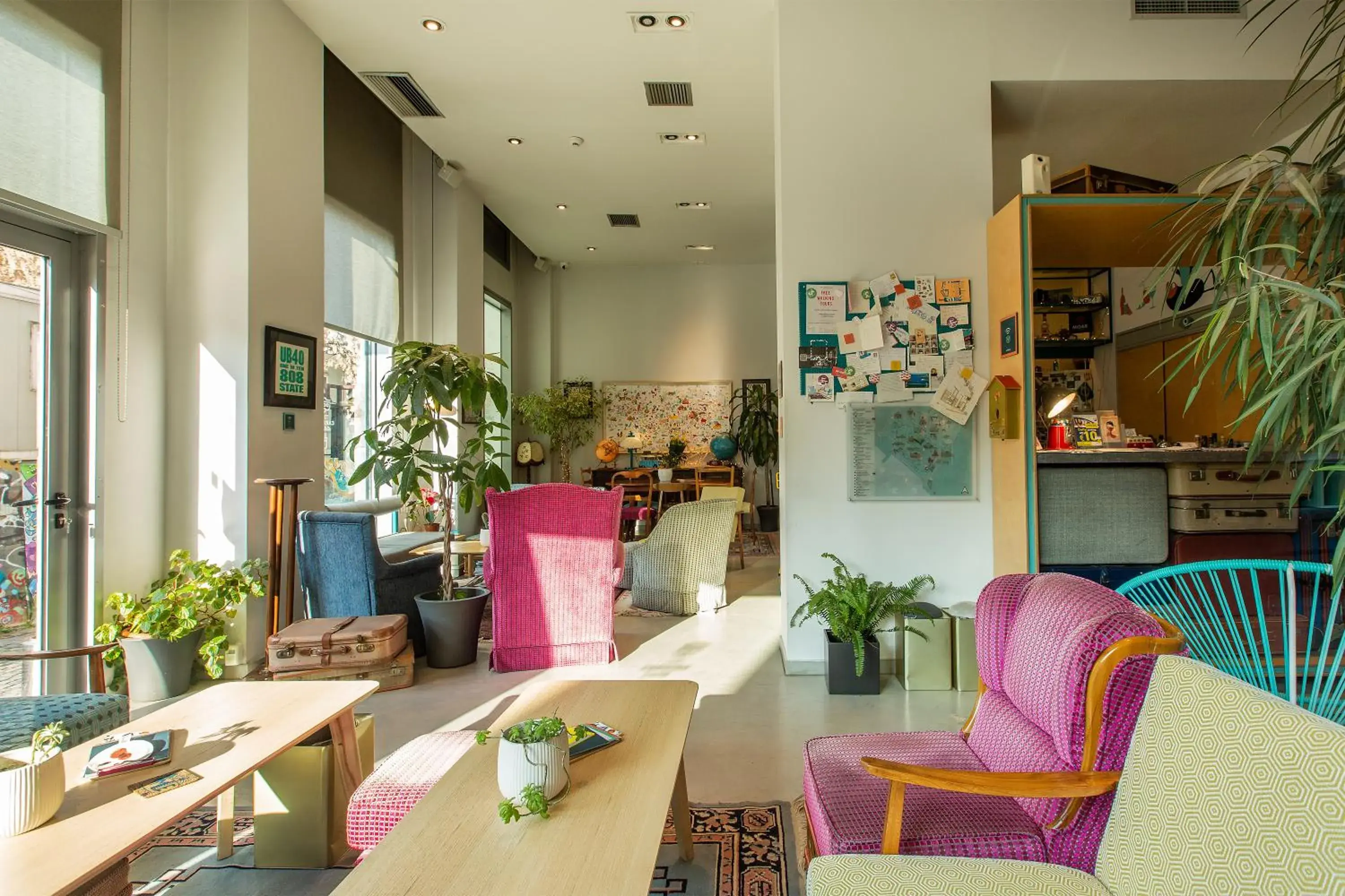 Lobby or reception in The Caravan Lobby or reception in The Caravan