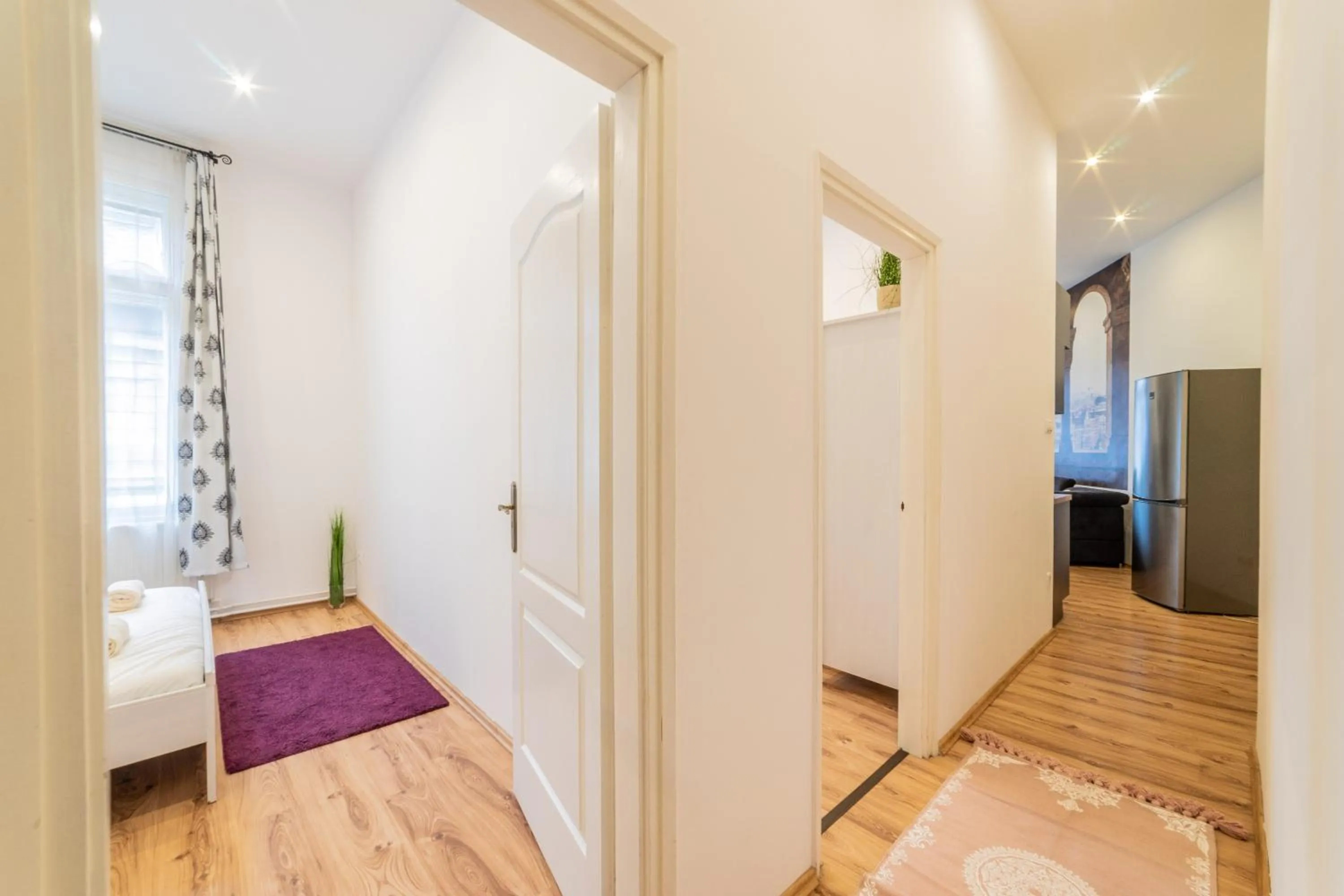 Bed in Real Apartments Anker