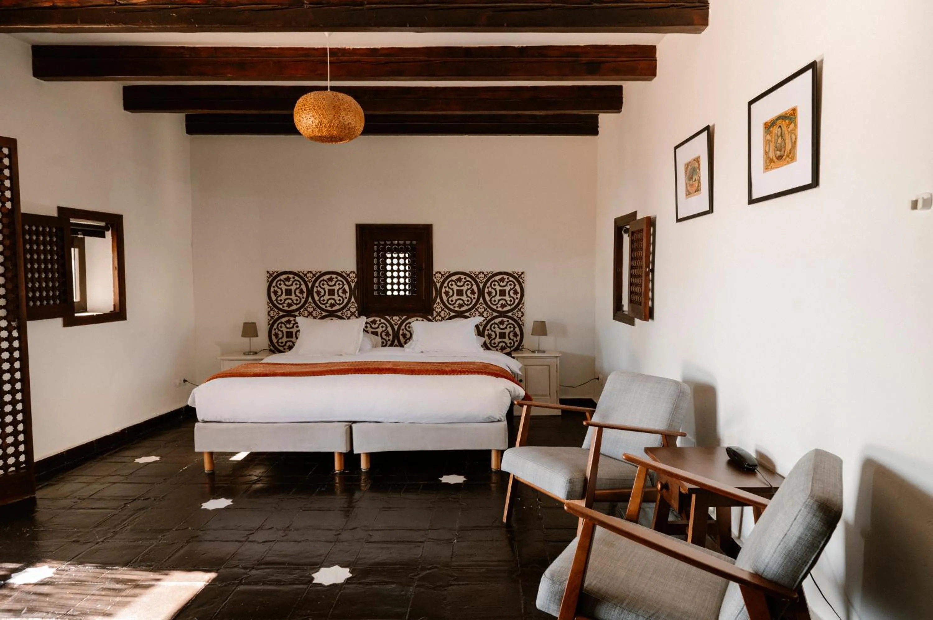 Bed in Hotel Castillo de Monda