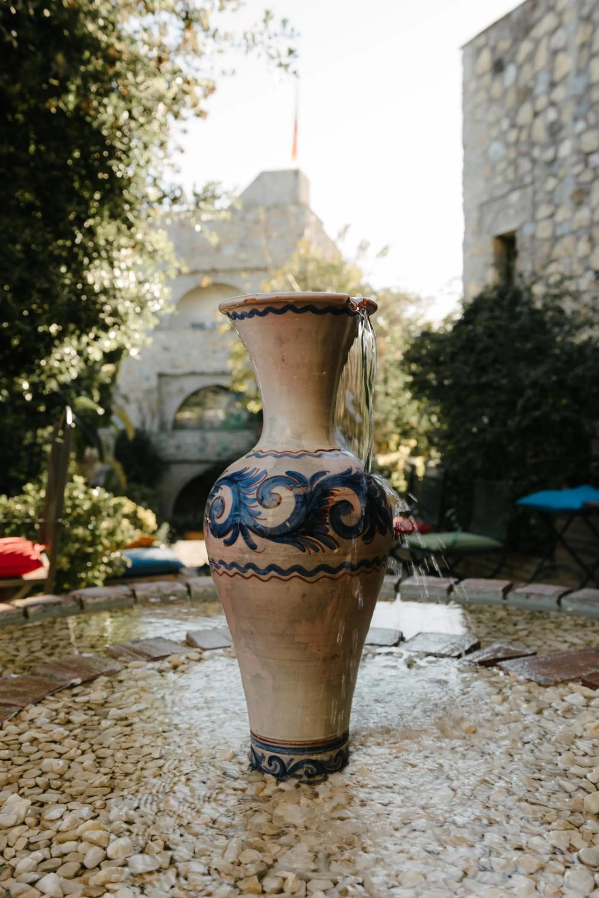 Garden view in Hotel Castillo de Monda