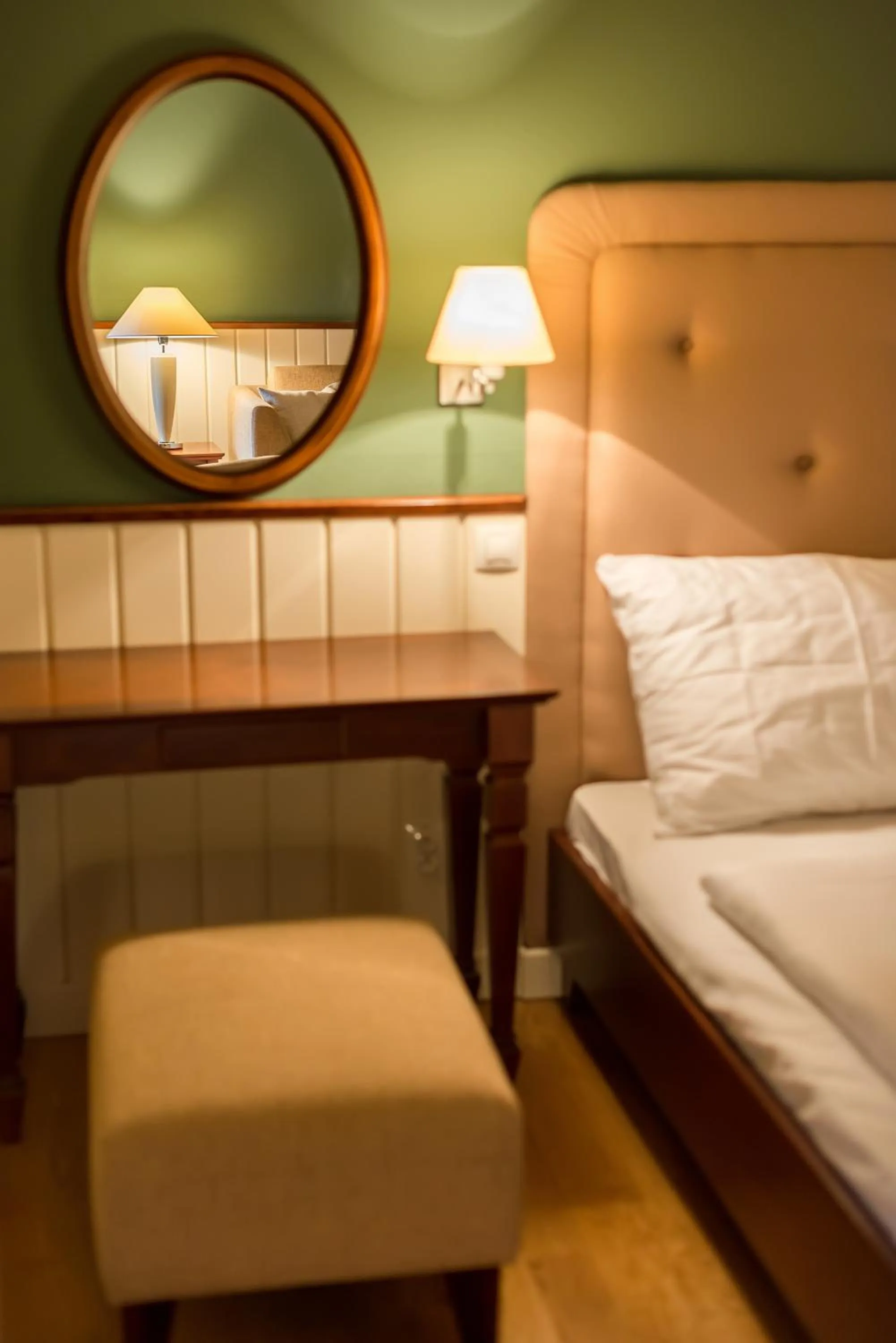 Decorative detail, Bed in Hotel Torysa