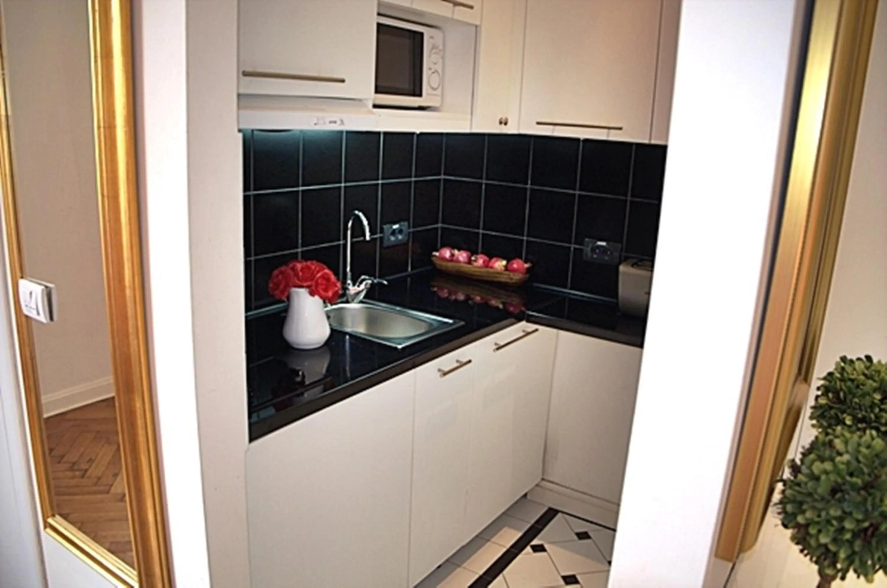 Kitchen or kitchenette in Belle Apartments - Obilicev Venac