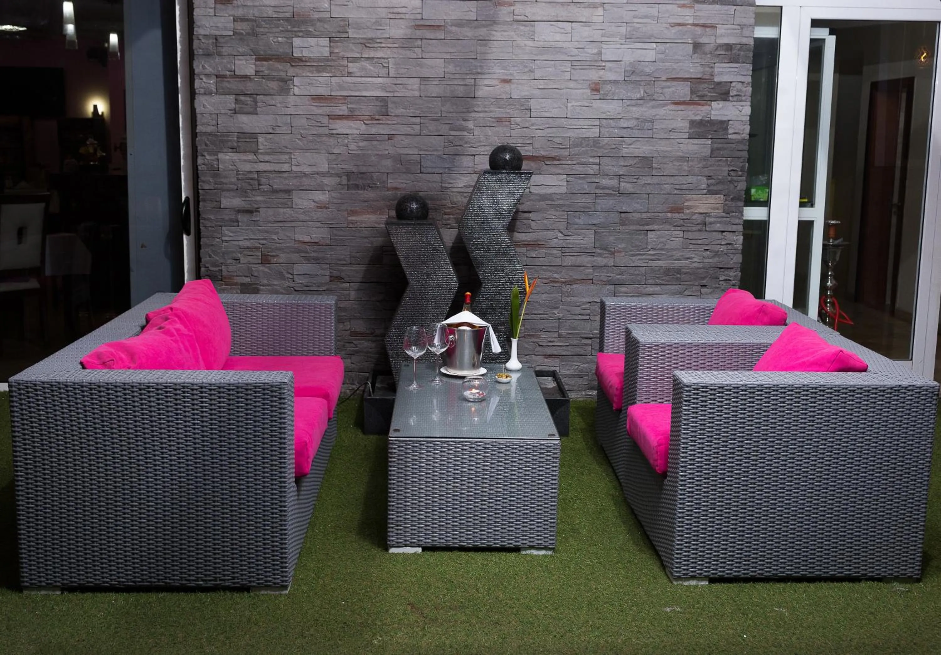 Patio in Hotel du Golfe