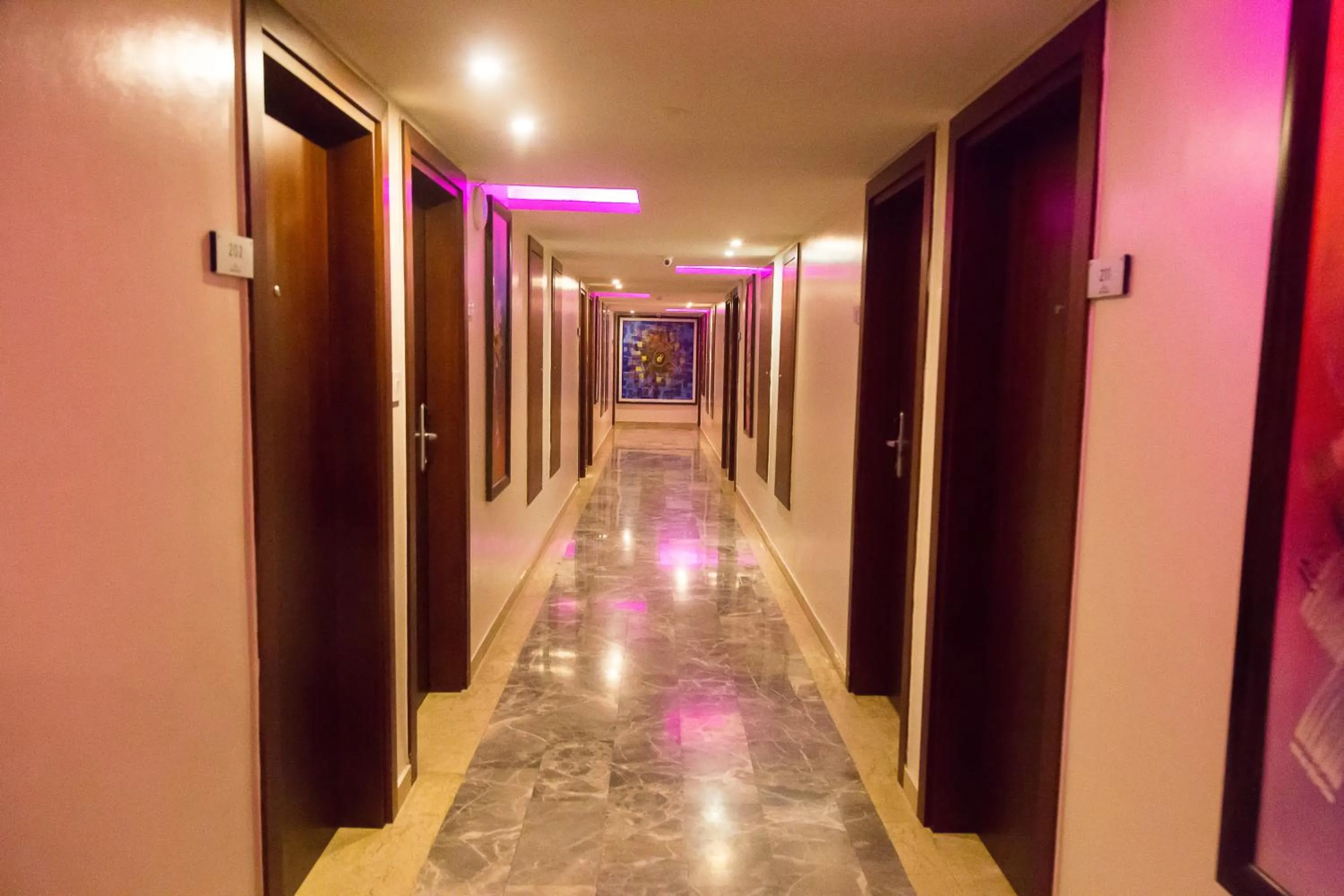 Bedroom in Hotel du Golfe