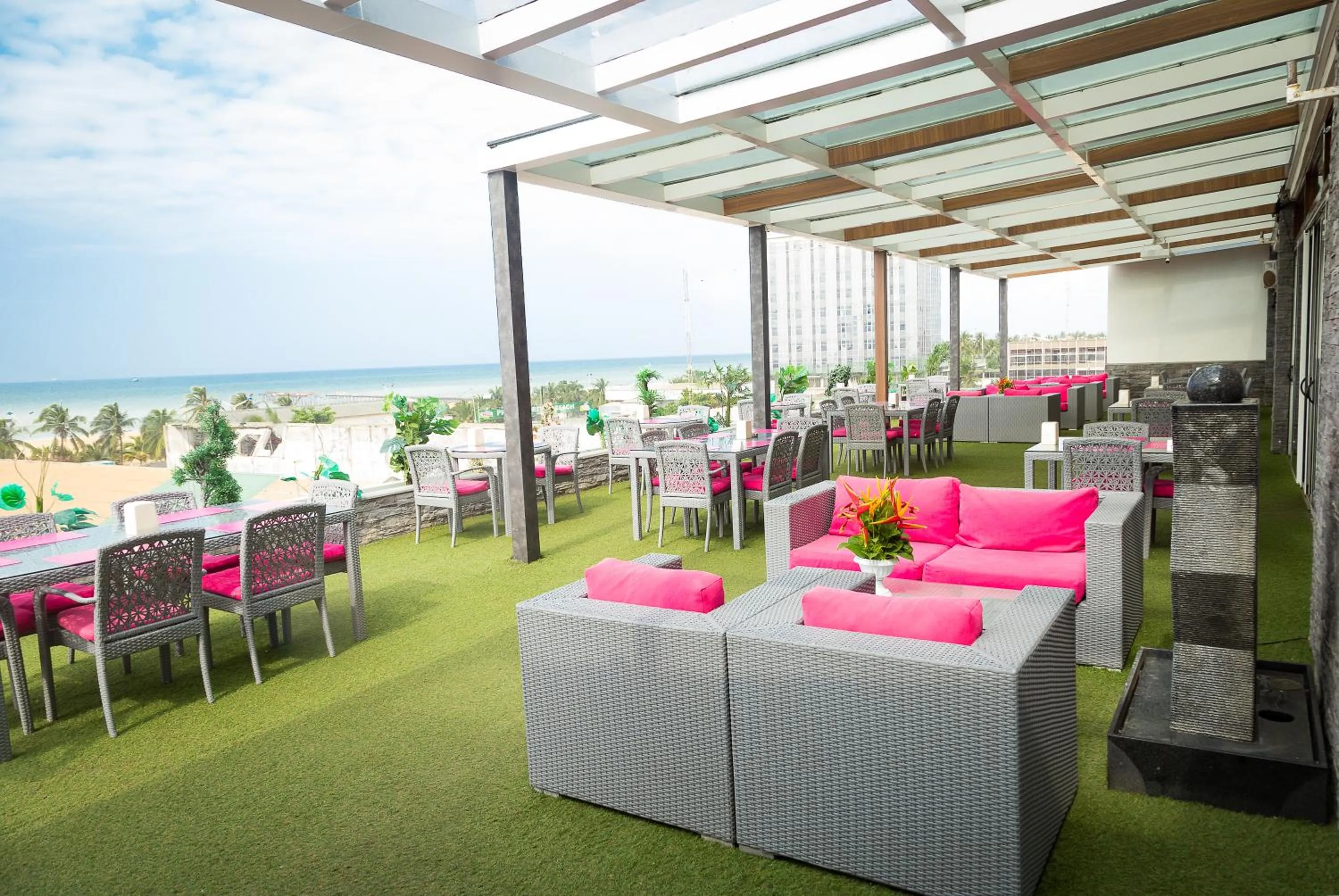 Patio in Hotel du Golfe