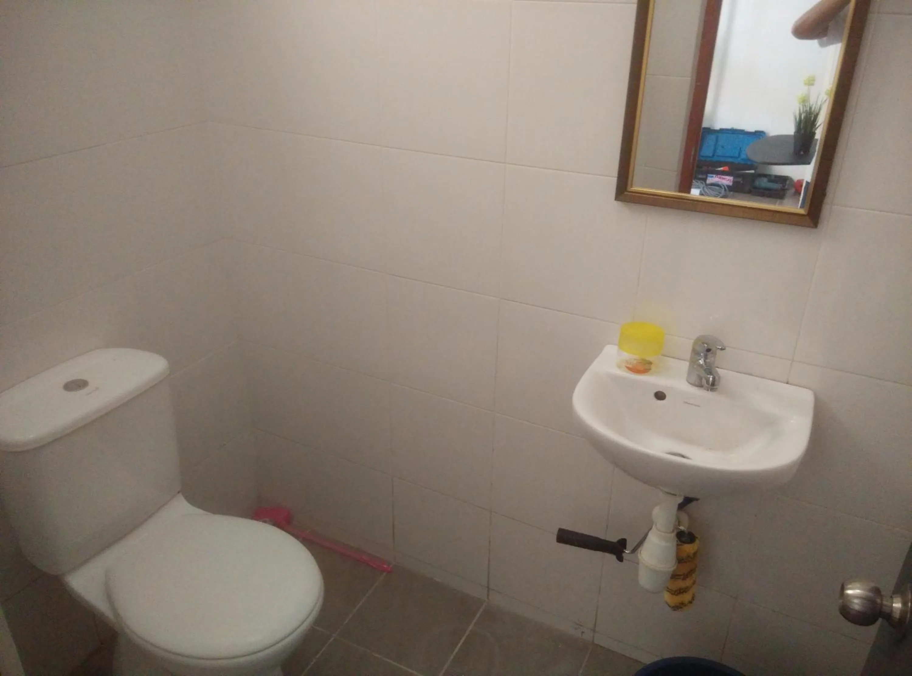 Toilet in Mini Studio, next to LRT MRT
