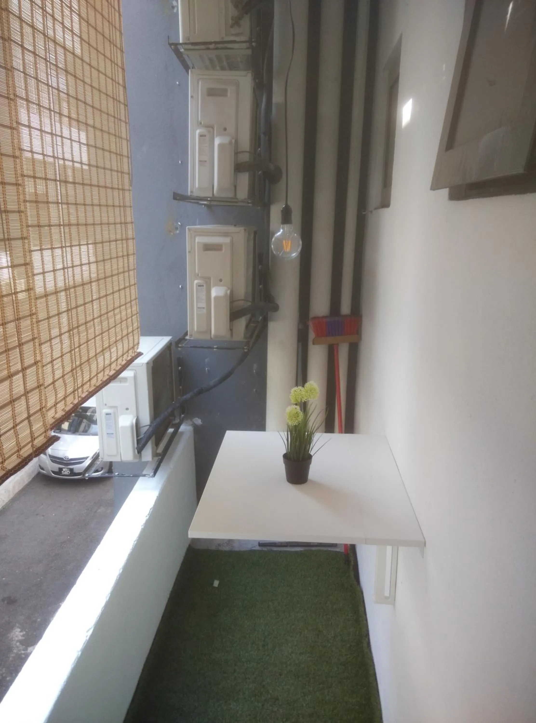 Patio in Mini Studio, next to LRT MRT